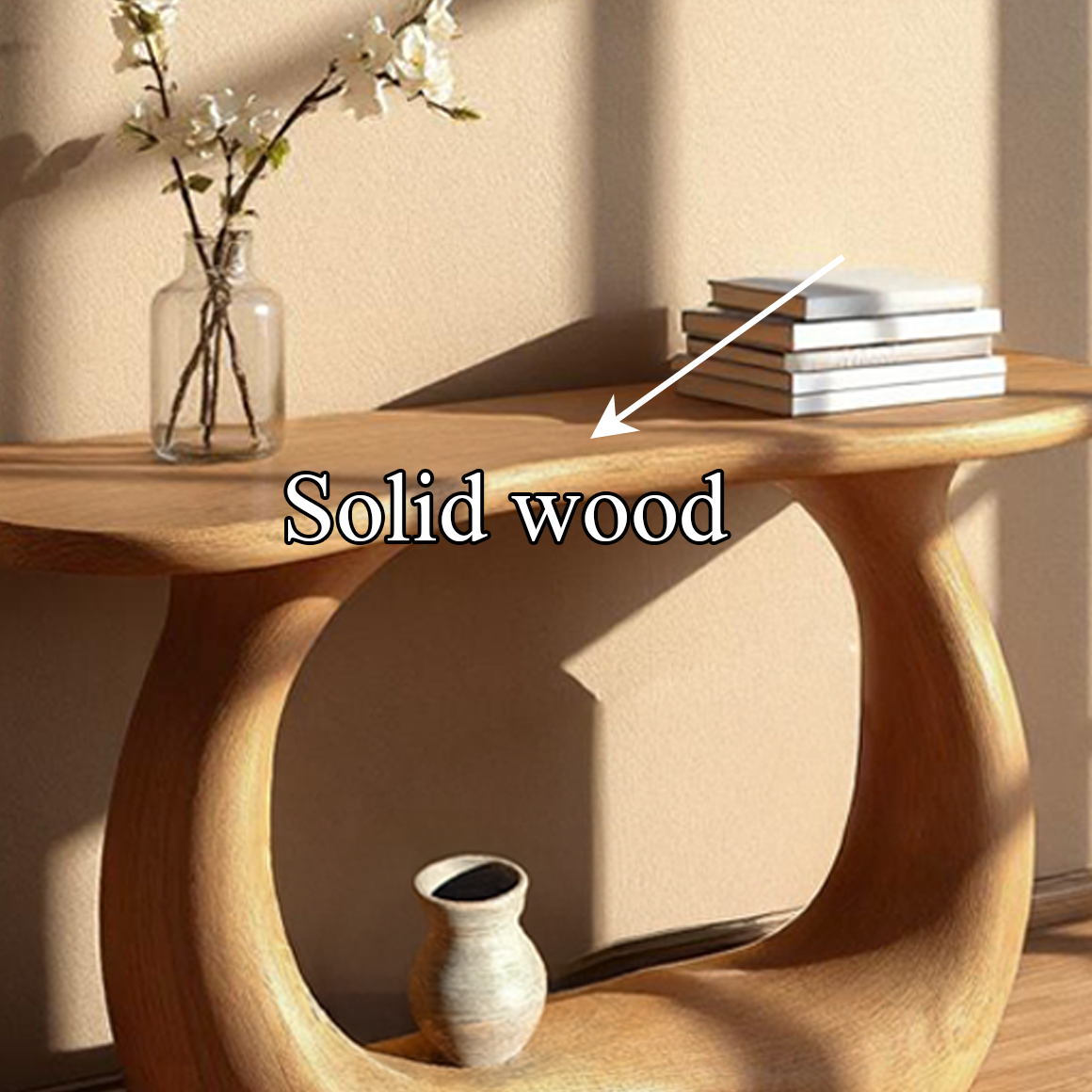 Rustic Tree Inspired Console Table Hallway Or Entryway SINLSACS273