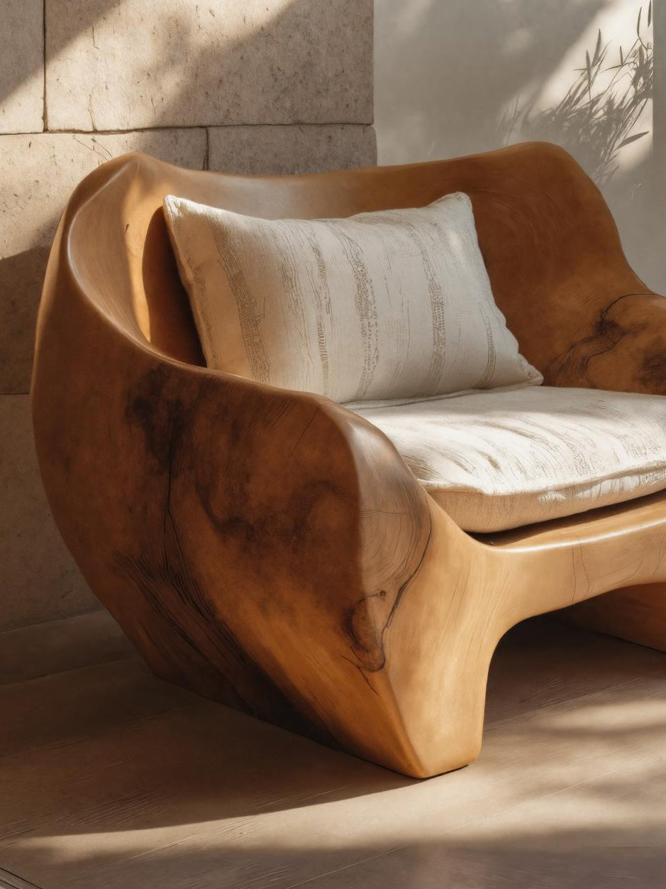 Modern Sculpted Armchair For Living Room Or Lounge SITHHNCHR039