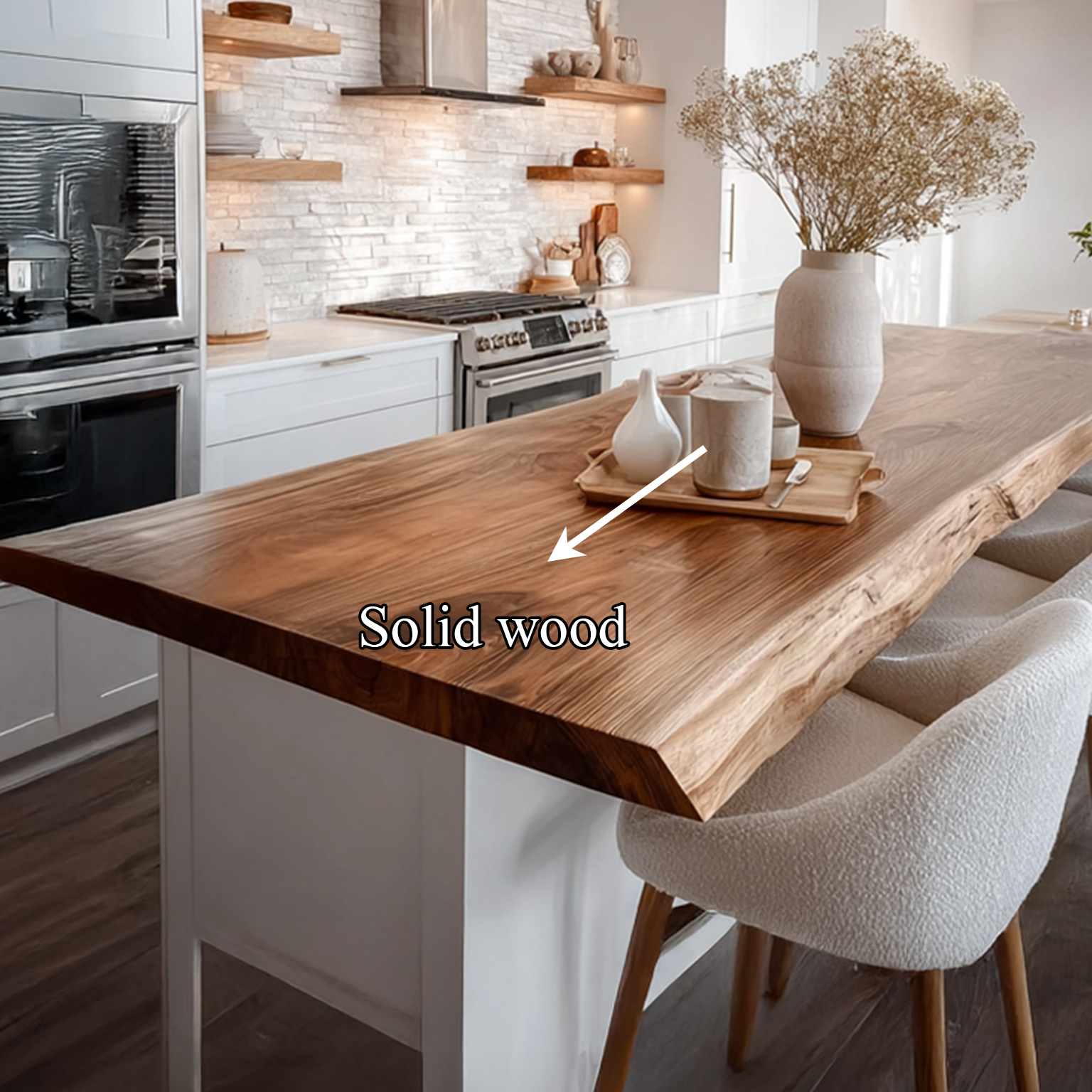 Rustic Scandinavian Kitchen Island Kitchen Or Dining Space SINLSAKI005