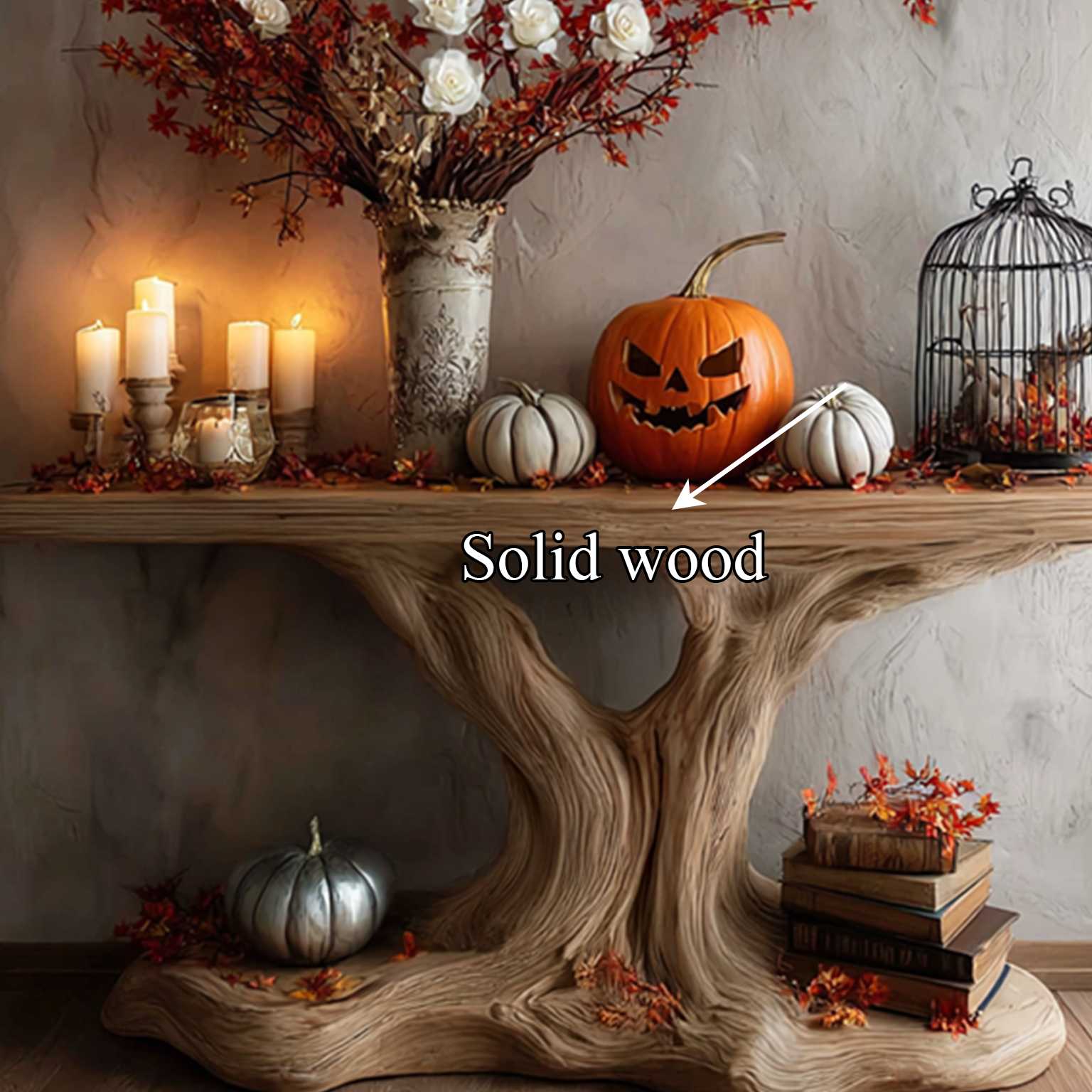 Rustic Tree Console Living Room SINLSACS141