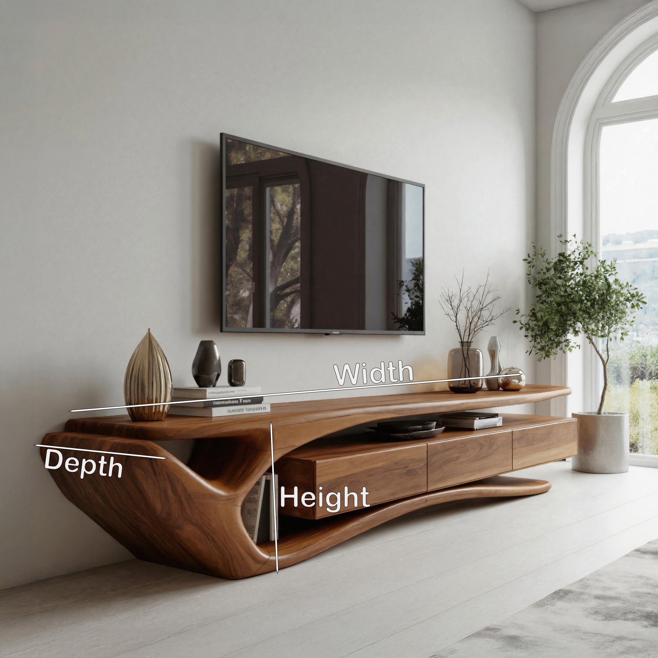 Contemporary TV Stand For Living Room SITHHNTVC014