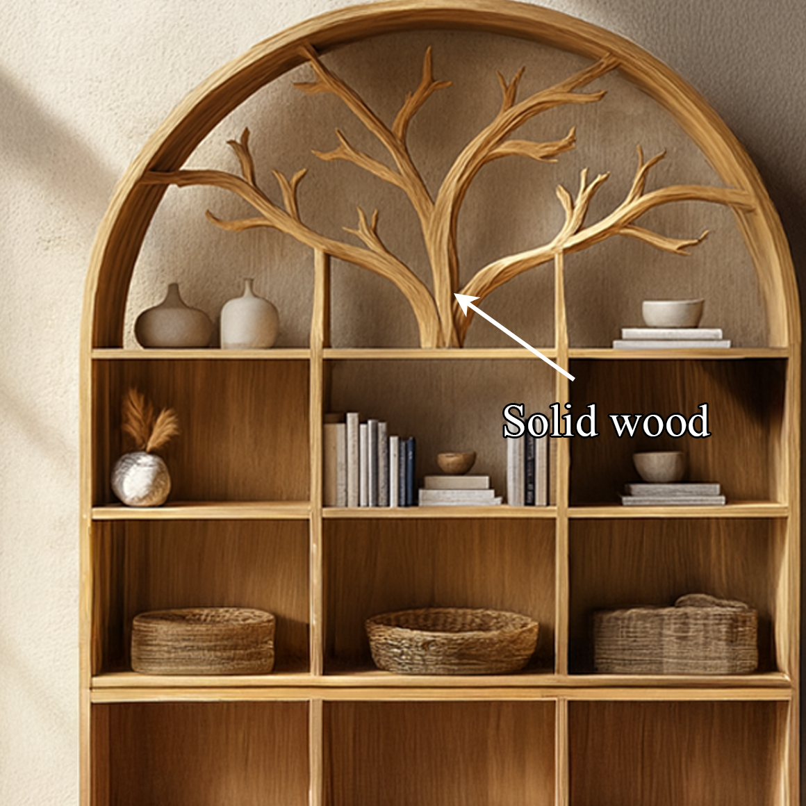 Rustic Tree Storage Cabinet Bedroom And Living Room SINLSASC234