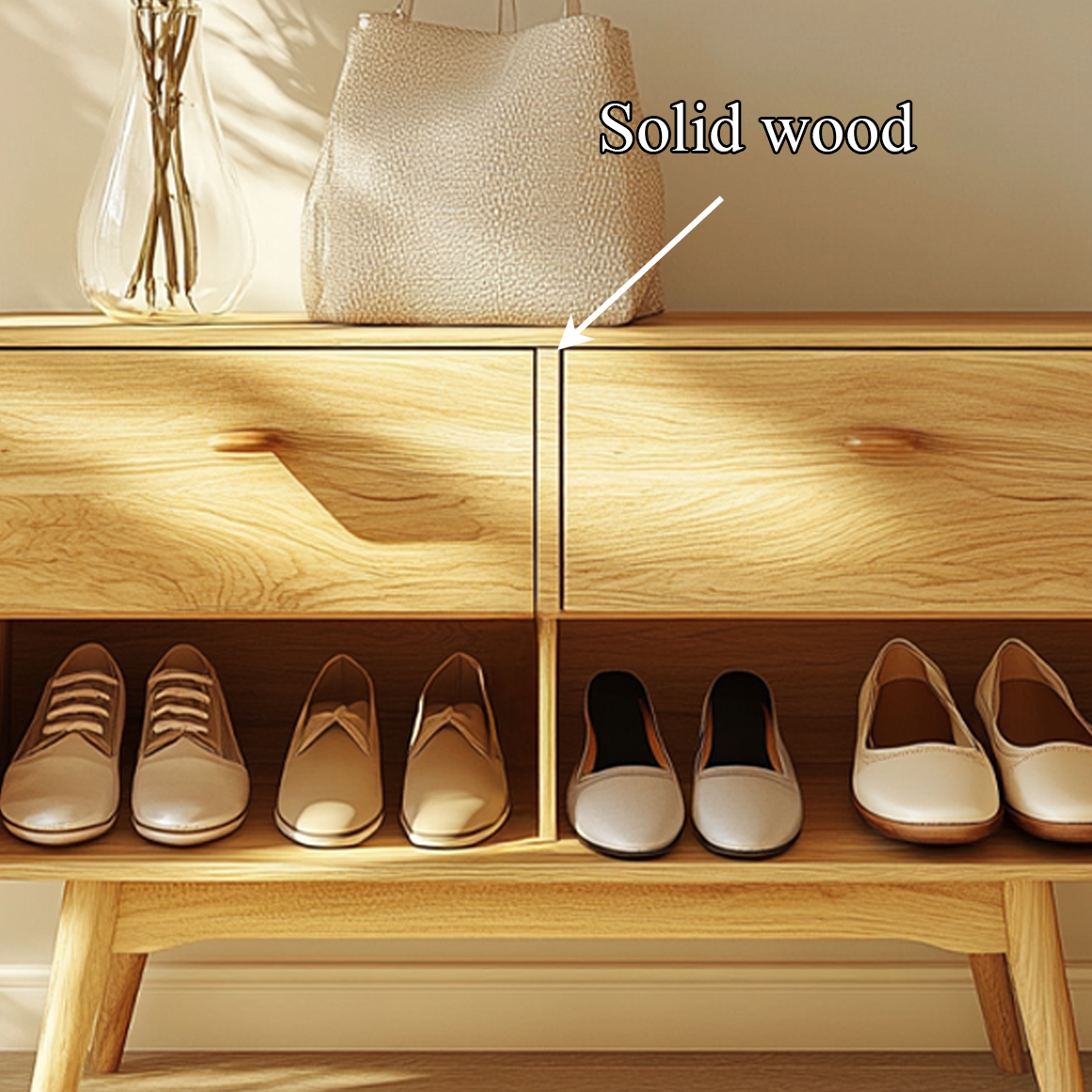 Mid Century Modern Shoe Cabinet Entryway And Bedroom SINLSASB064