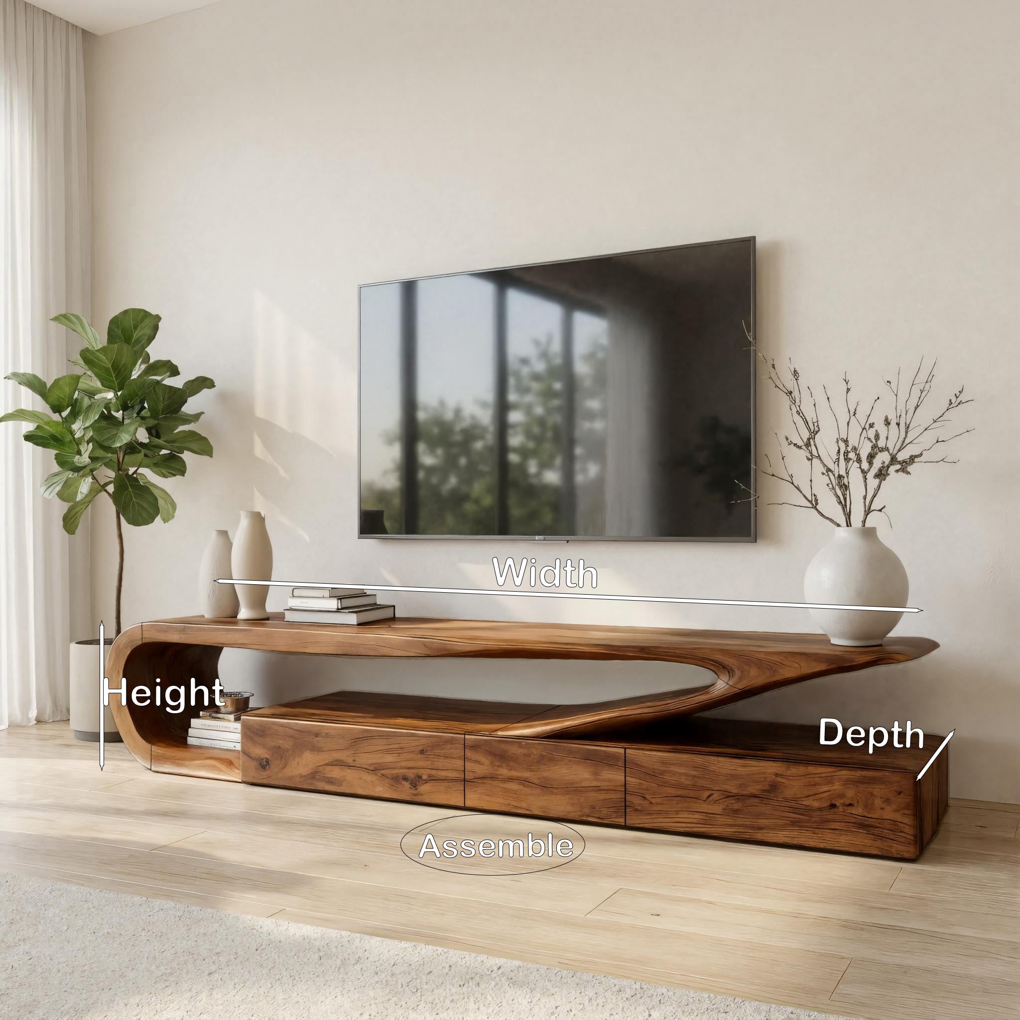 Minimalist TV Console For Living Room RTTHHNTVC085