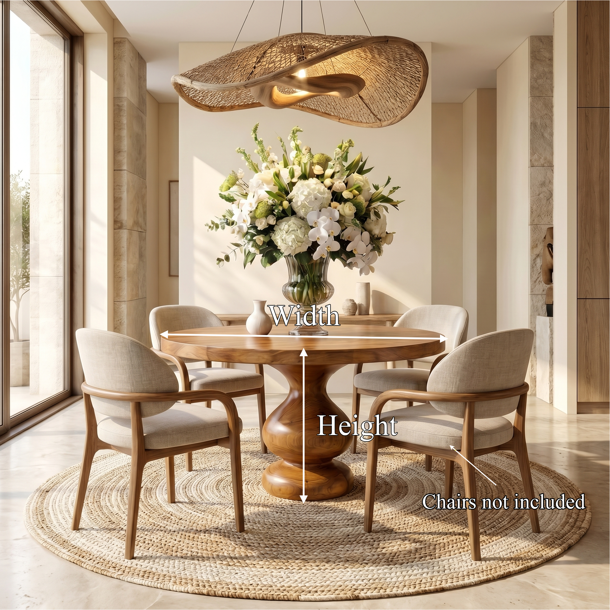 Scandinavian Dining Table For Dining Room SINLSADT171