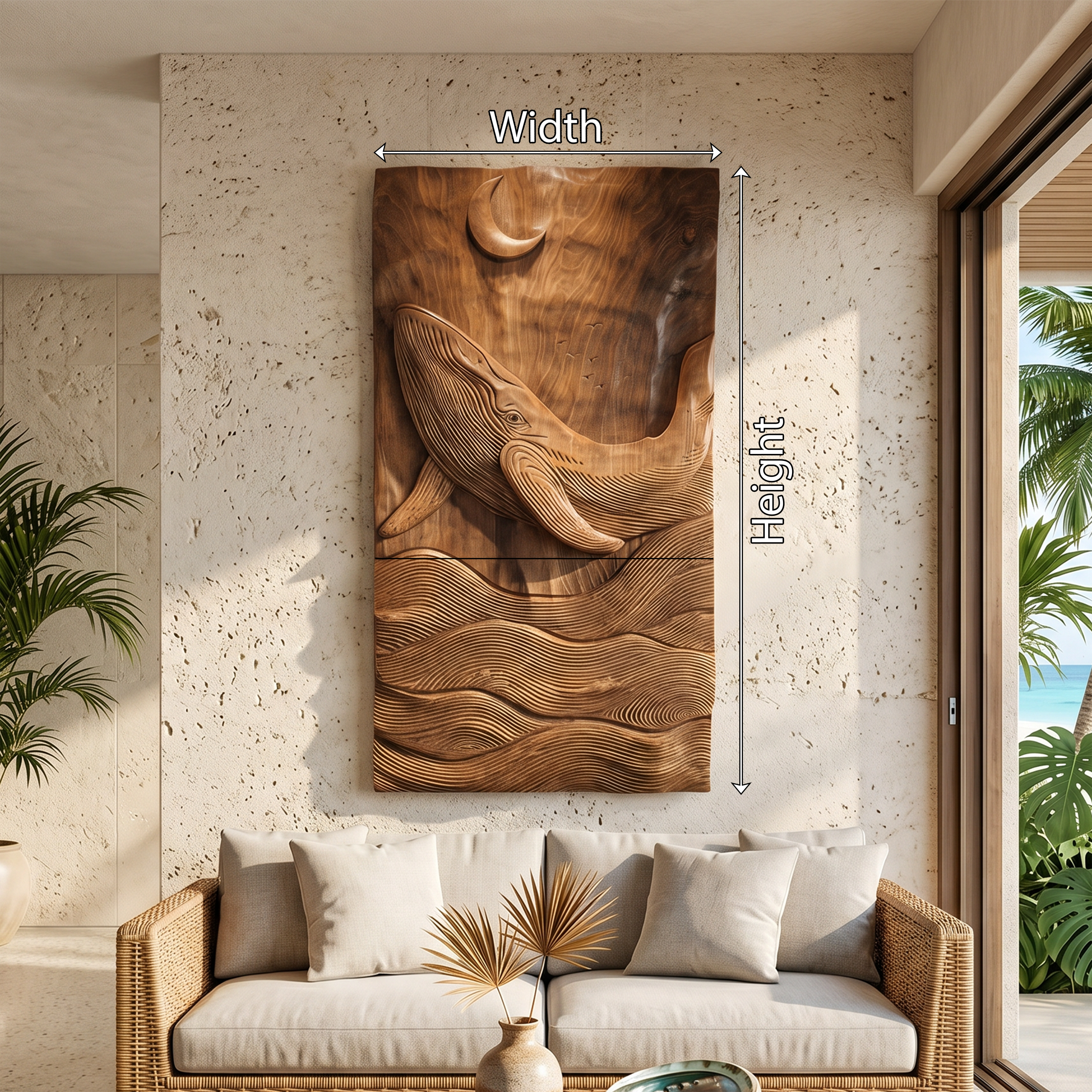 Large Abstract Wood Wall Decor For Elegant Modern Interiors SILDTTRWA075