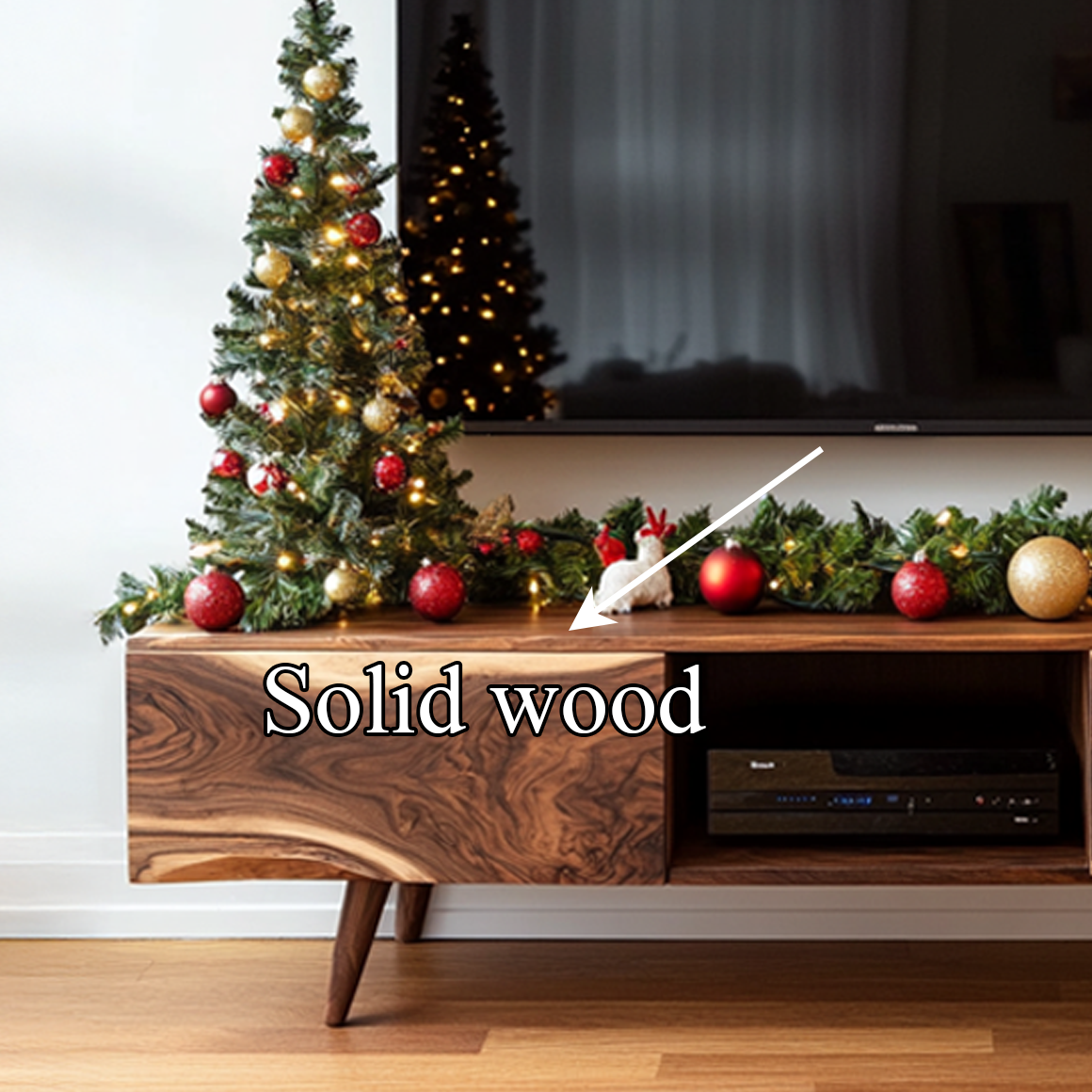 Mid Century TV Cabinet Christmas Living Space Furniture SINLSASC223