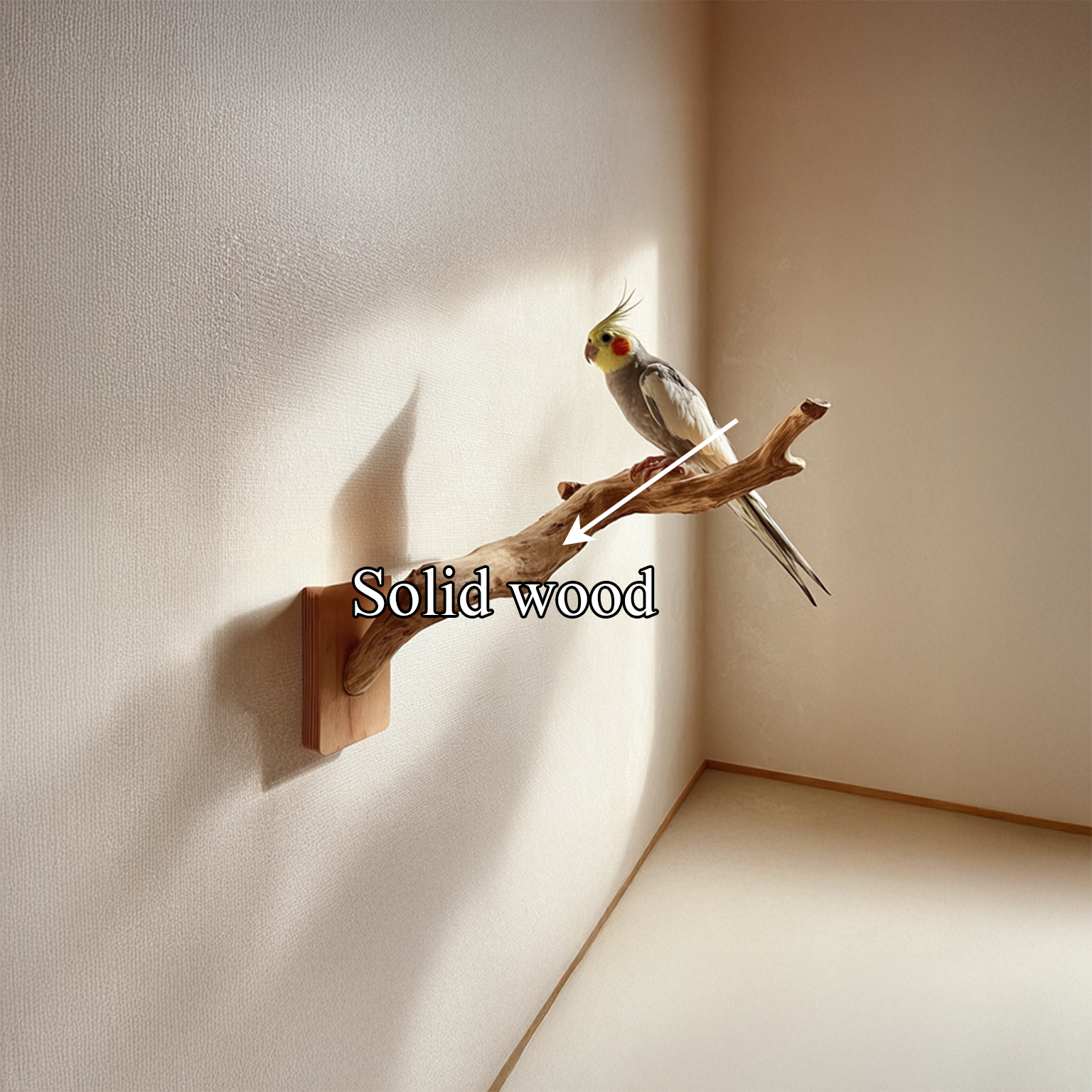 Organic Modern Sculptural Bird Perch For Home SINLSAFL094