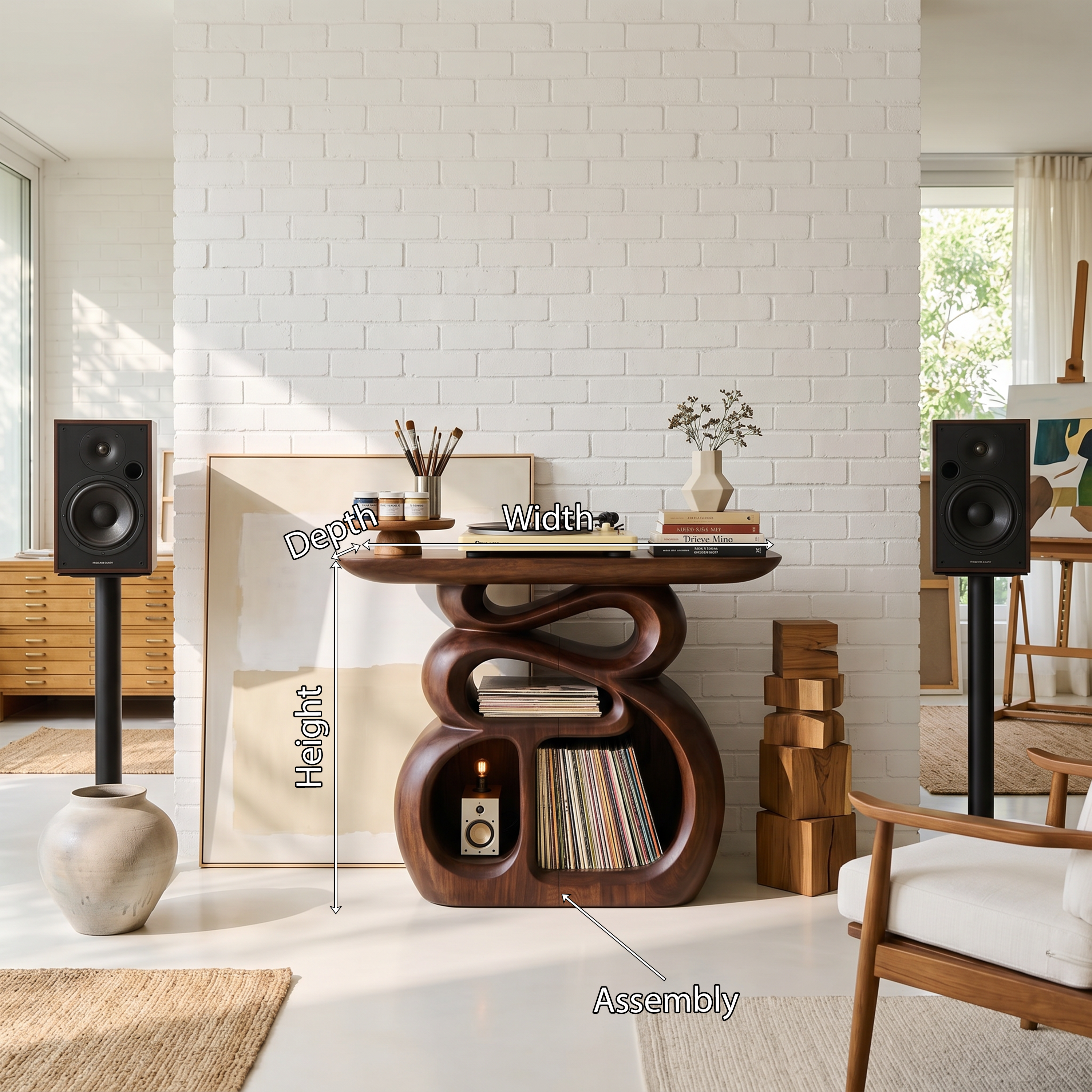 Contemporary Audio Stand For Entertainment Lounge Interior SILDTTNRPT031