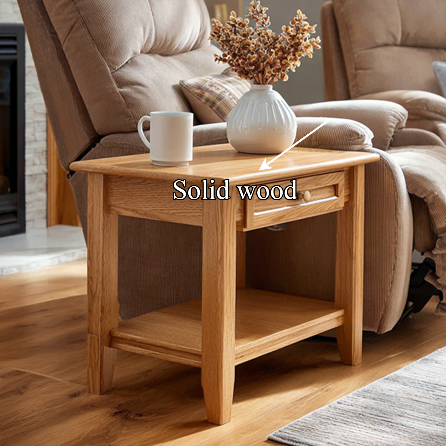 Mid Century Modern Side Table Living Room SINLSABT046