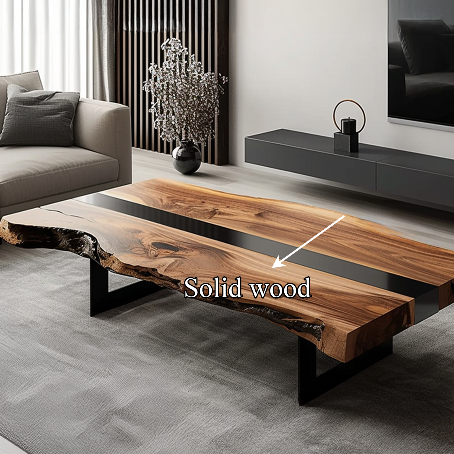 Rustic Coffee Table Living Space SINLSACF053