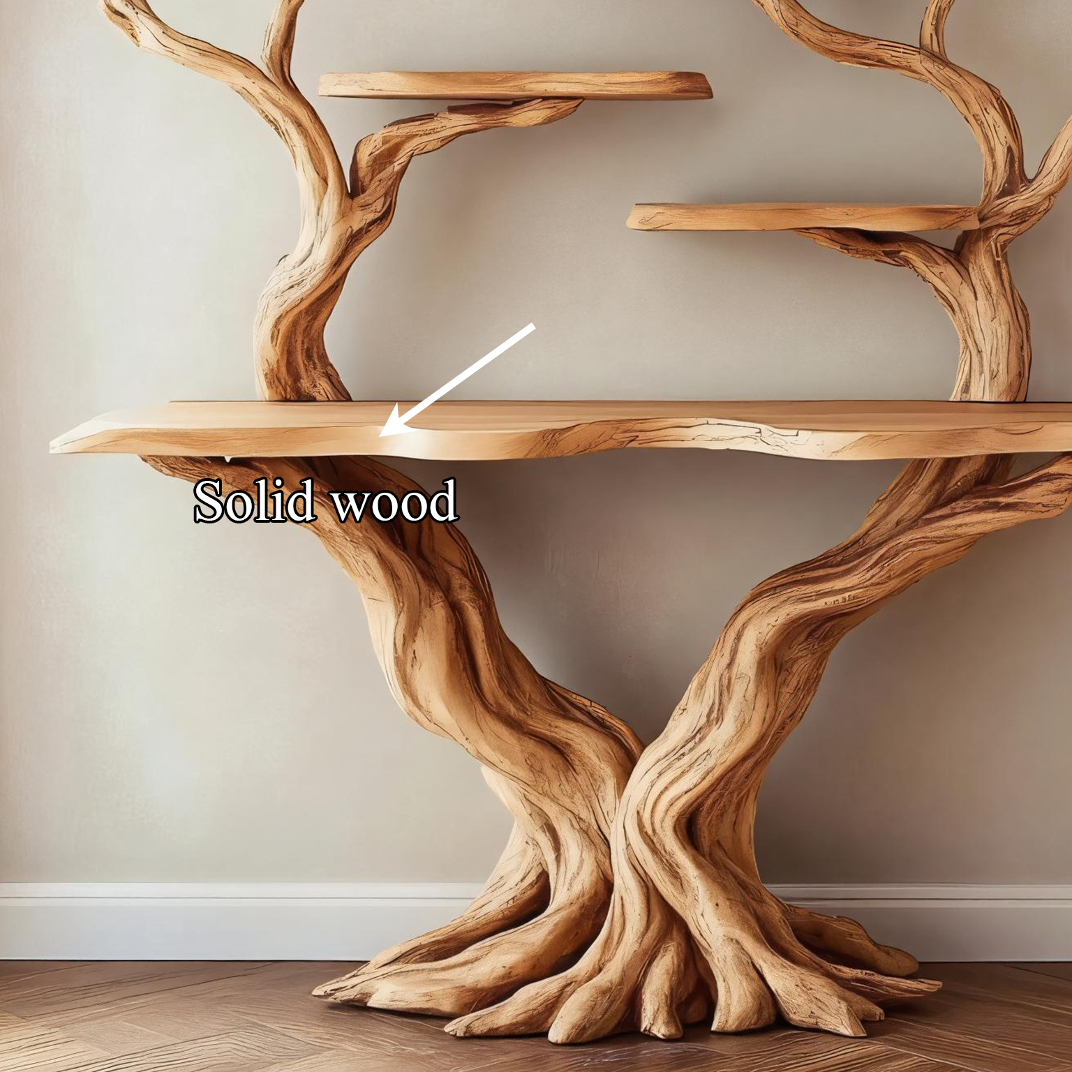 Console Table Solid Wood Rustic Farmhouse Gift SINLSACS096