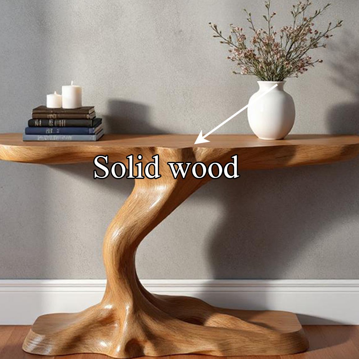 Rustic Branch Console Table Living Room And Entryway SINLSACS274