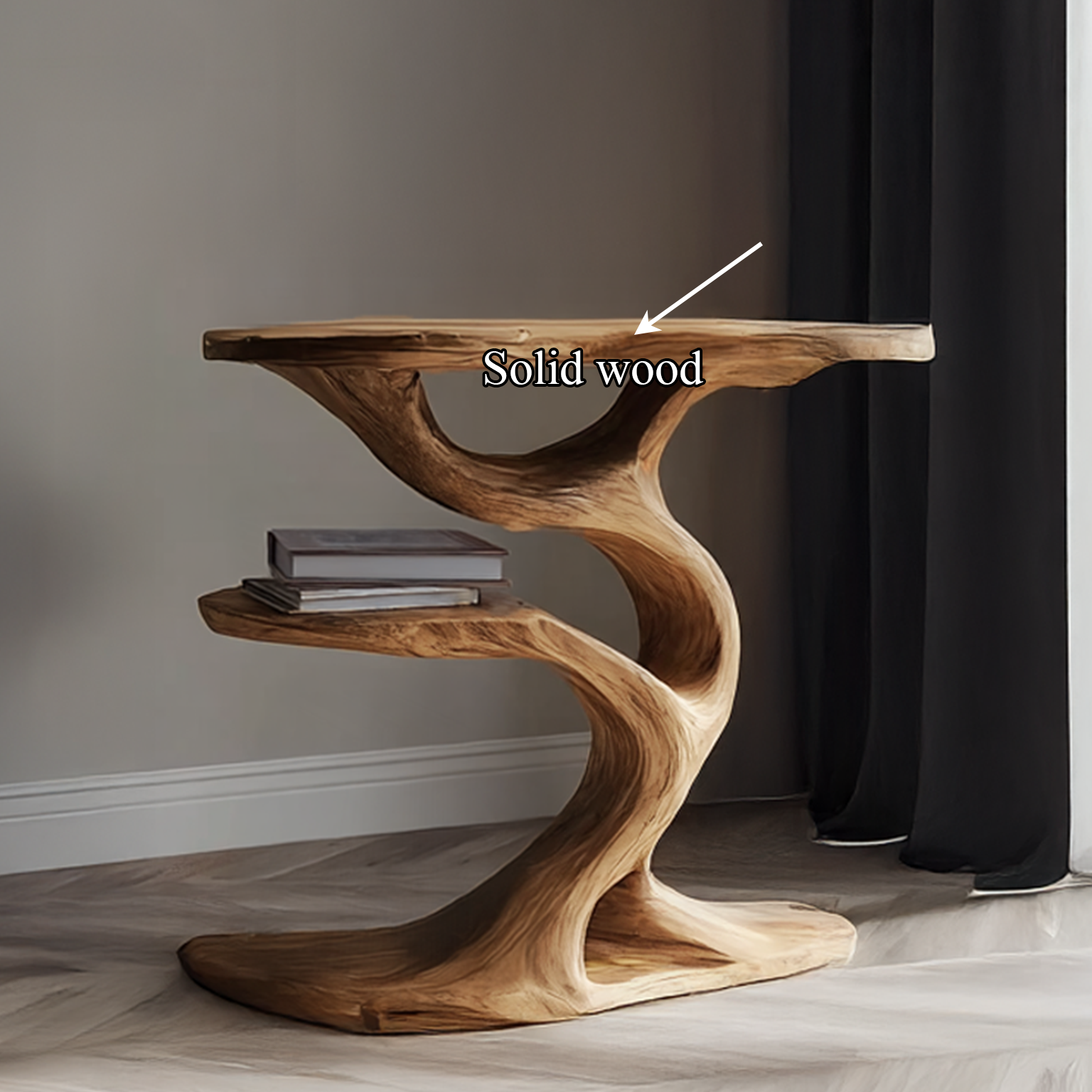 Rustic Tree End Table Living Room SINLSABT024