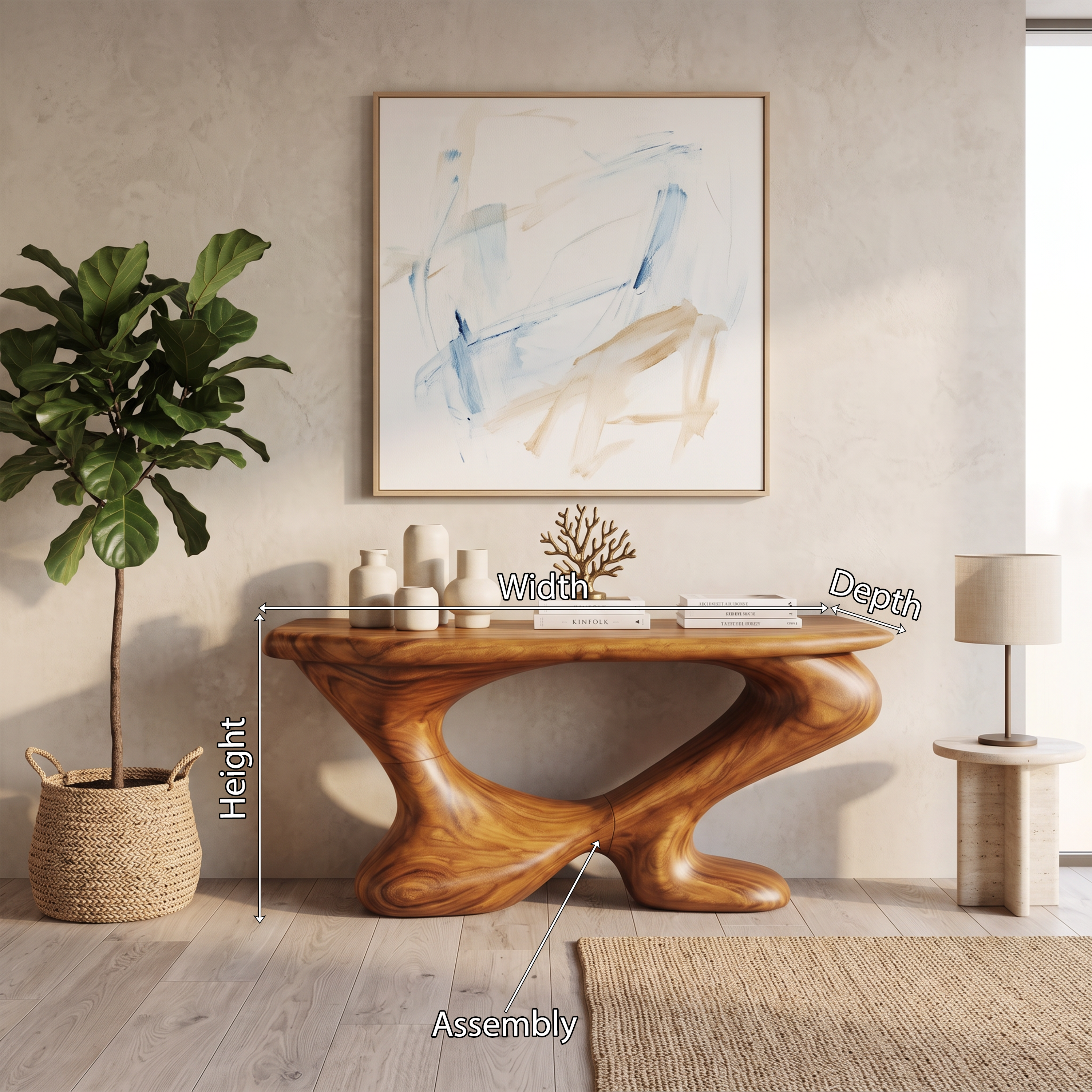 Farmhouse Chic Console Table Entryway Decor SILDTTNCS221