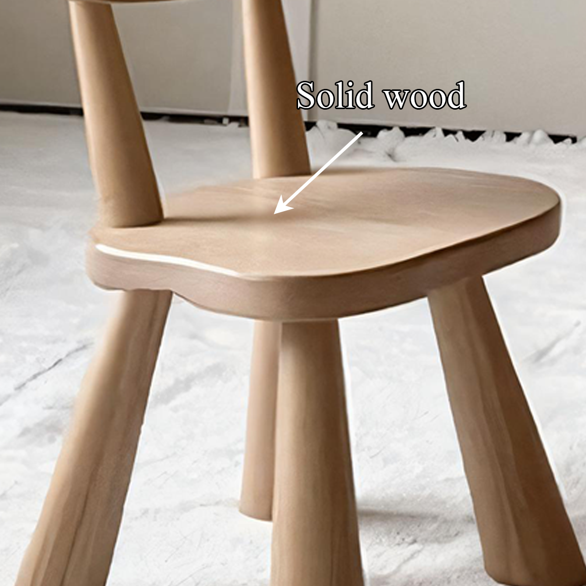 Scandinavian Minimal Kids Chair Bedroom Or Playroom SINLSAWC022