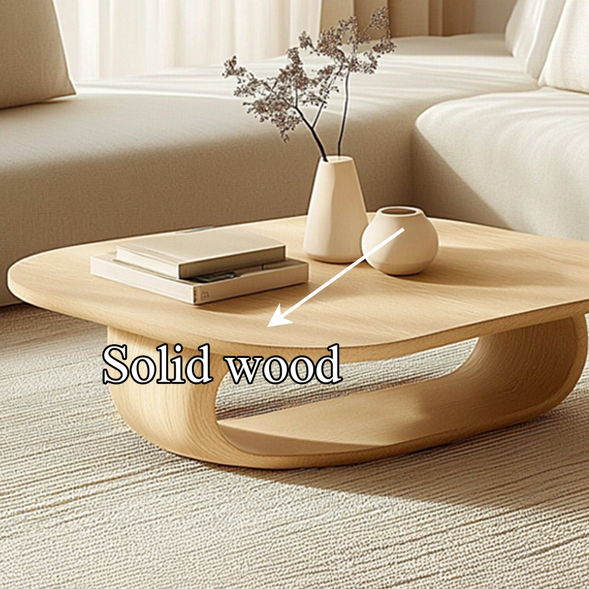 Mid Century Coffee Table Living Room Style SINLSACF152
