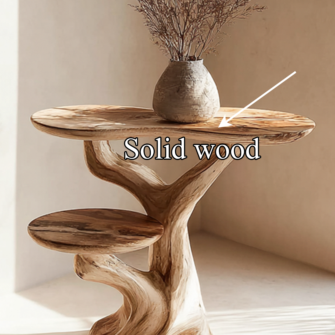 Rustic Side Table Living Room Or Office SINLSABT098