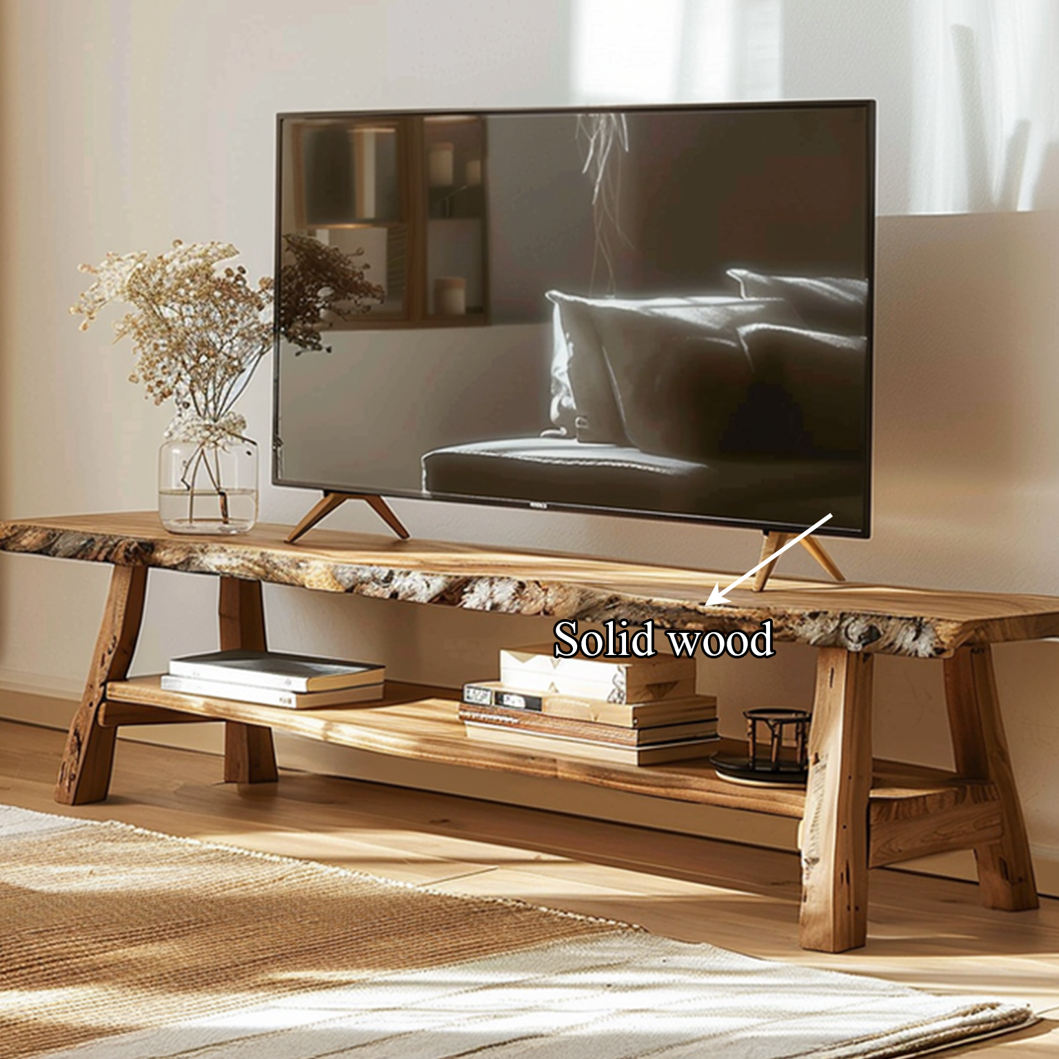 Rustic Console TV Stand Bedroom SINLSACS122