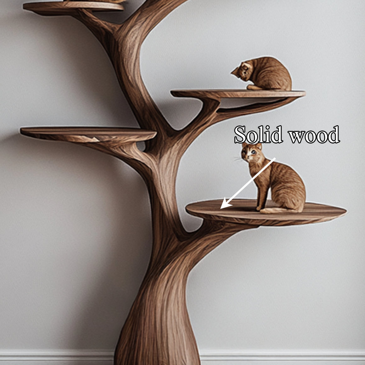 Rustic Cat Tree Furniture Minimalist Living Room SINLSATT070