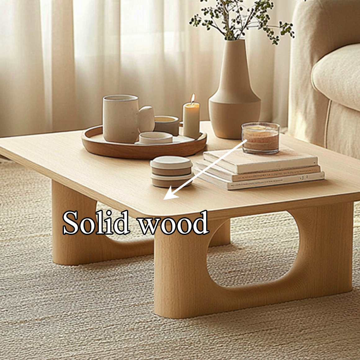 Mid Century Coffee Table Living Room Sofa Space SINLSACF150