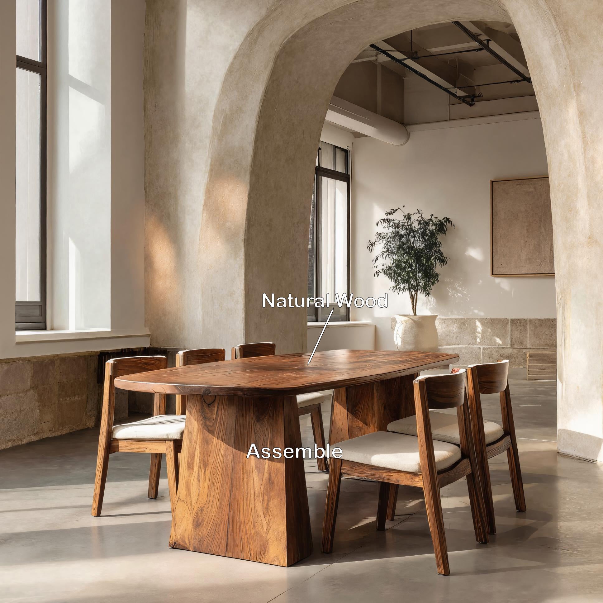 Minimal Architectural Dining Table For Dining Room RTTHHNDN014