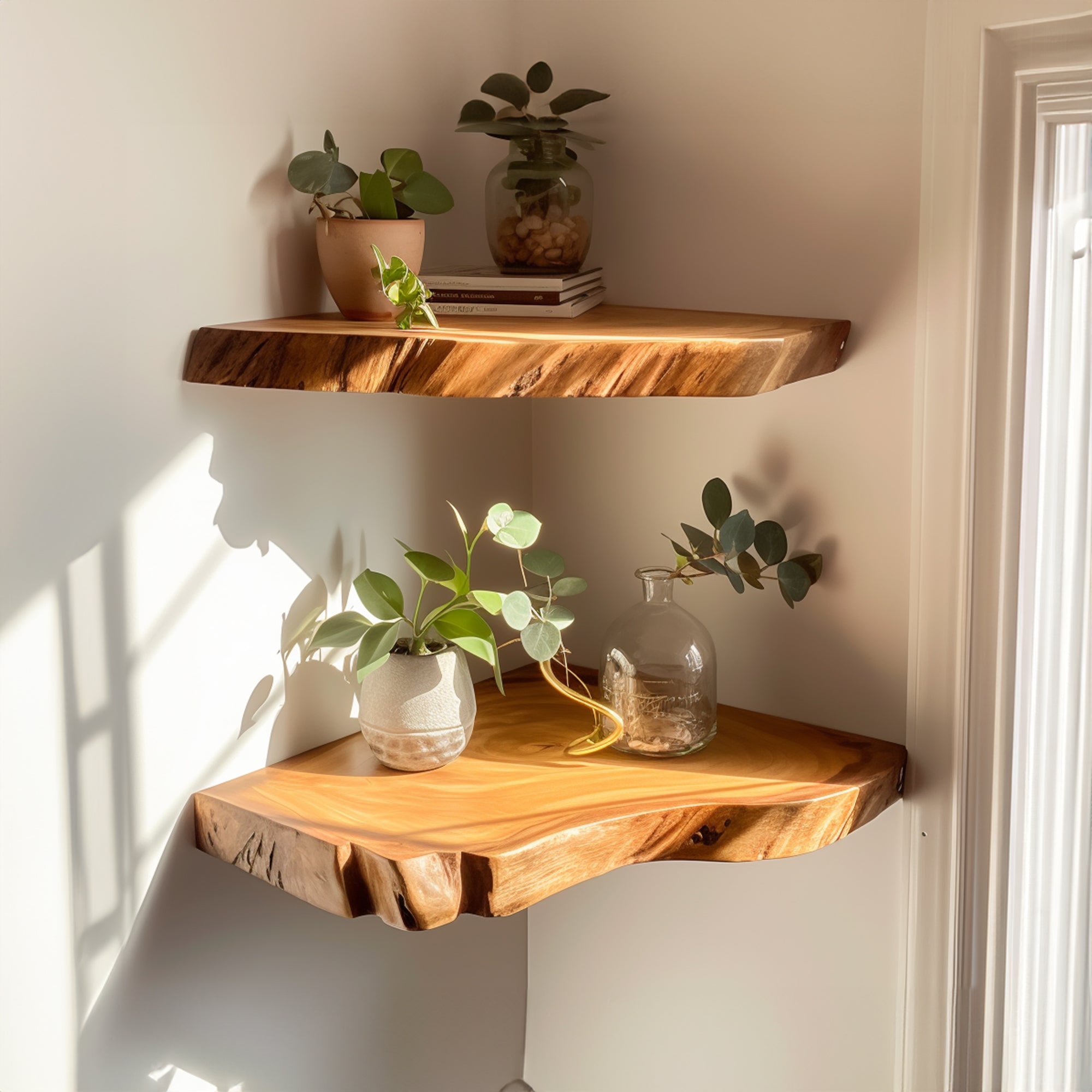 Floating Corner Shelves Wall Corner Shelves Decor SILDTCN021
