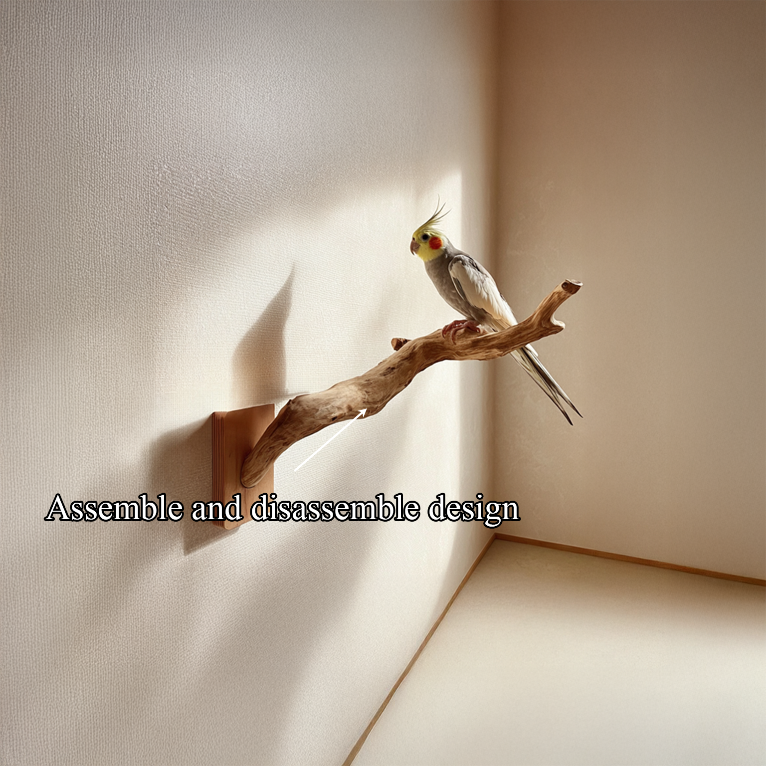 Organic Modern Sculptural Bird Perch For Home SINLSAFL094