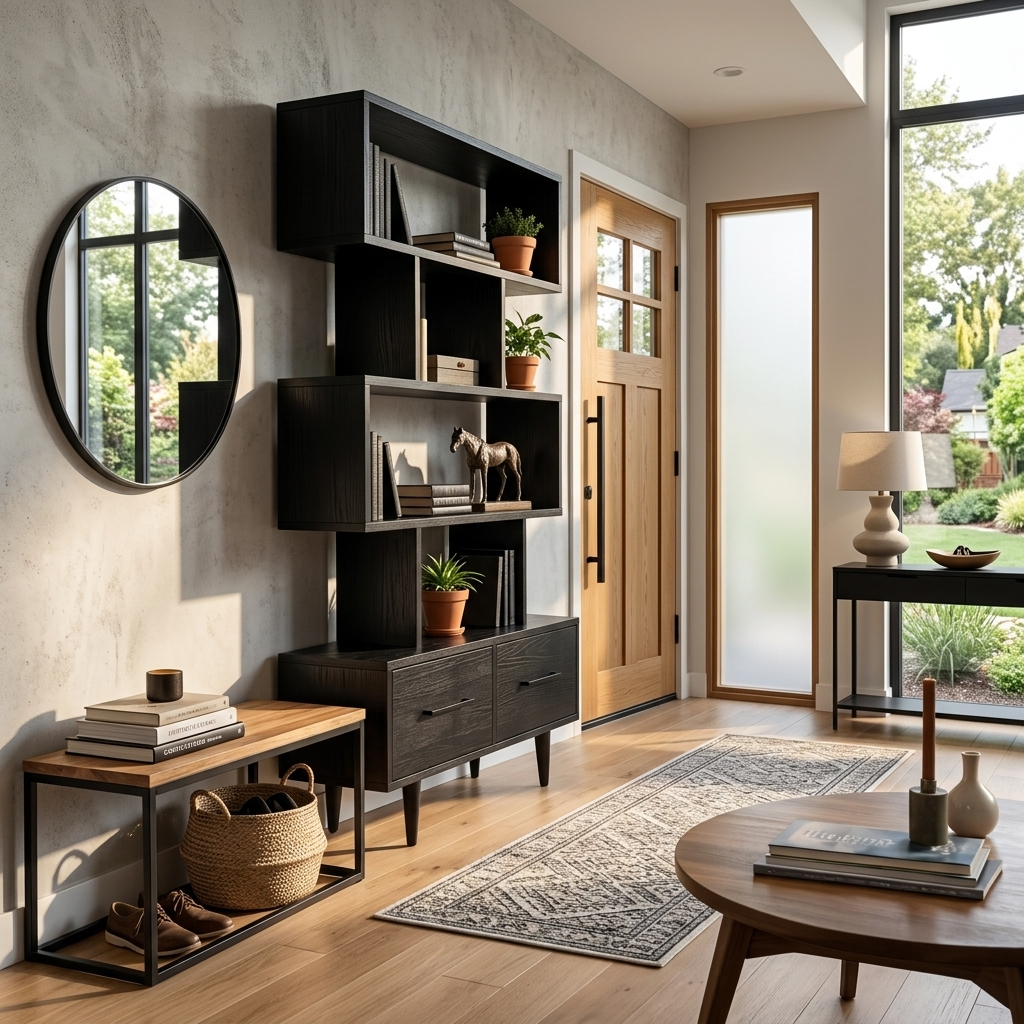 Minimal Natural Wood Bookshelf With Tiers For Home Decor RTTHTTBS118