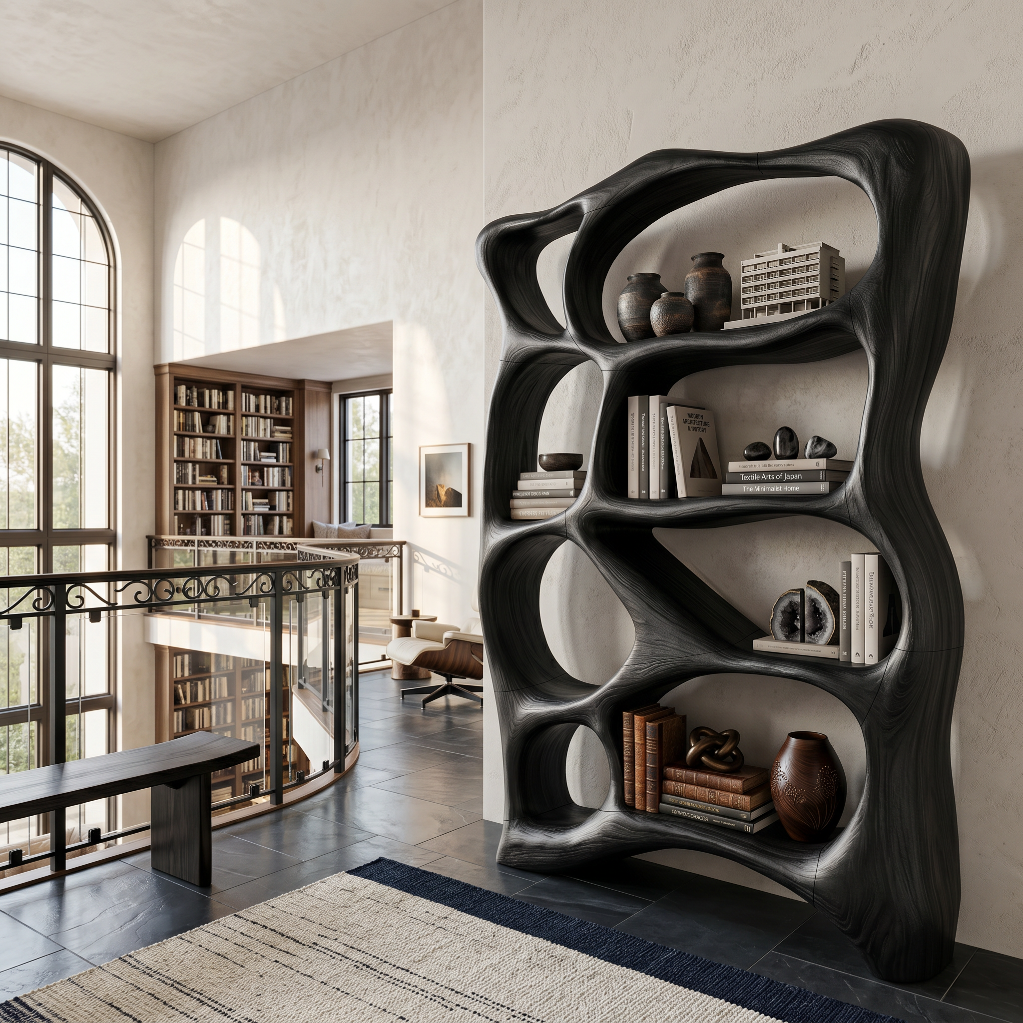 Contemporary Reading Bookshelf For Cozy Bedroom Interior SILDTTNBS040
