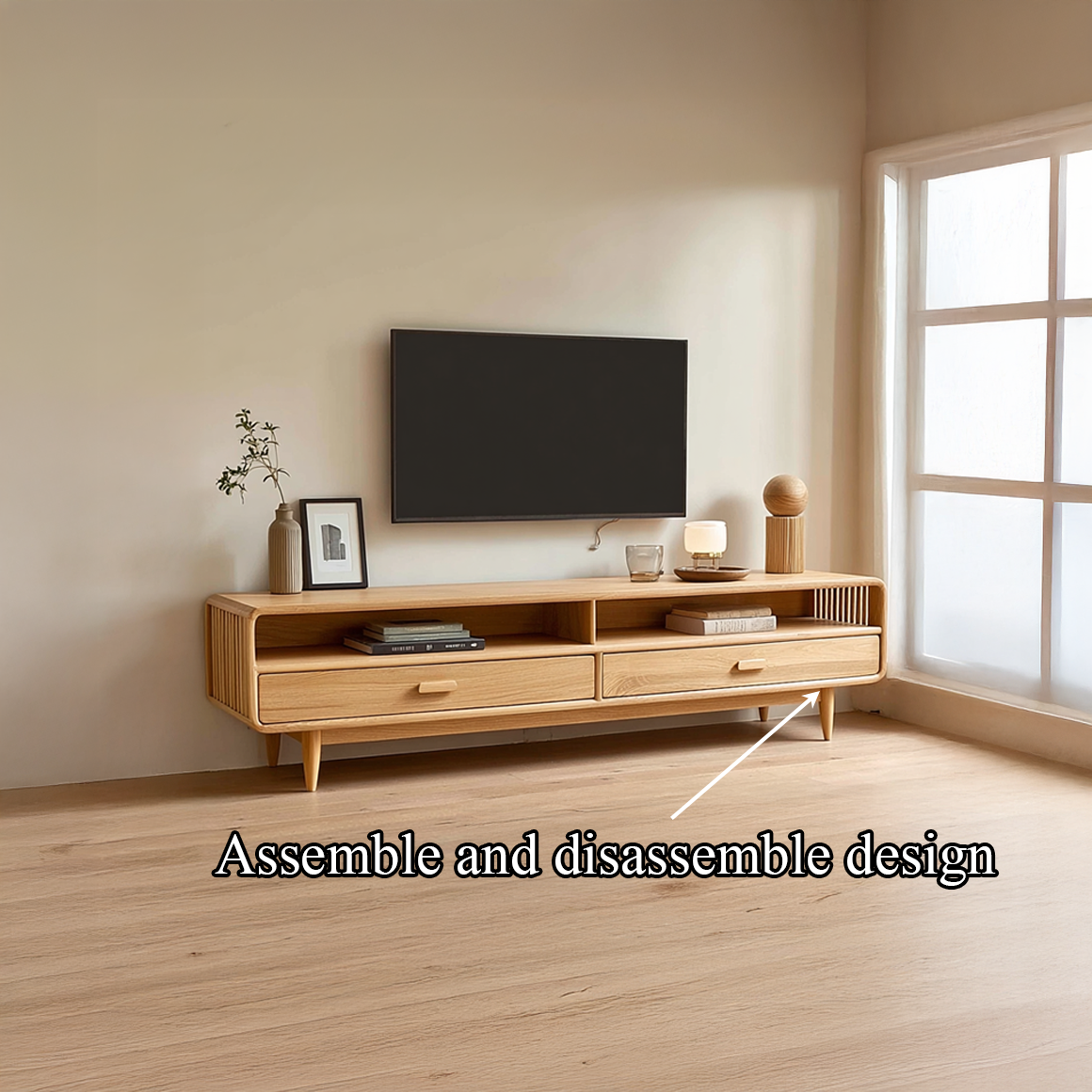 Mid Century TV Cabinet Modern Living Room Furniture SINLSASC231