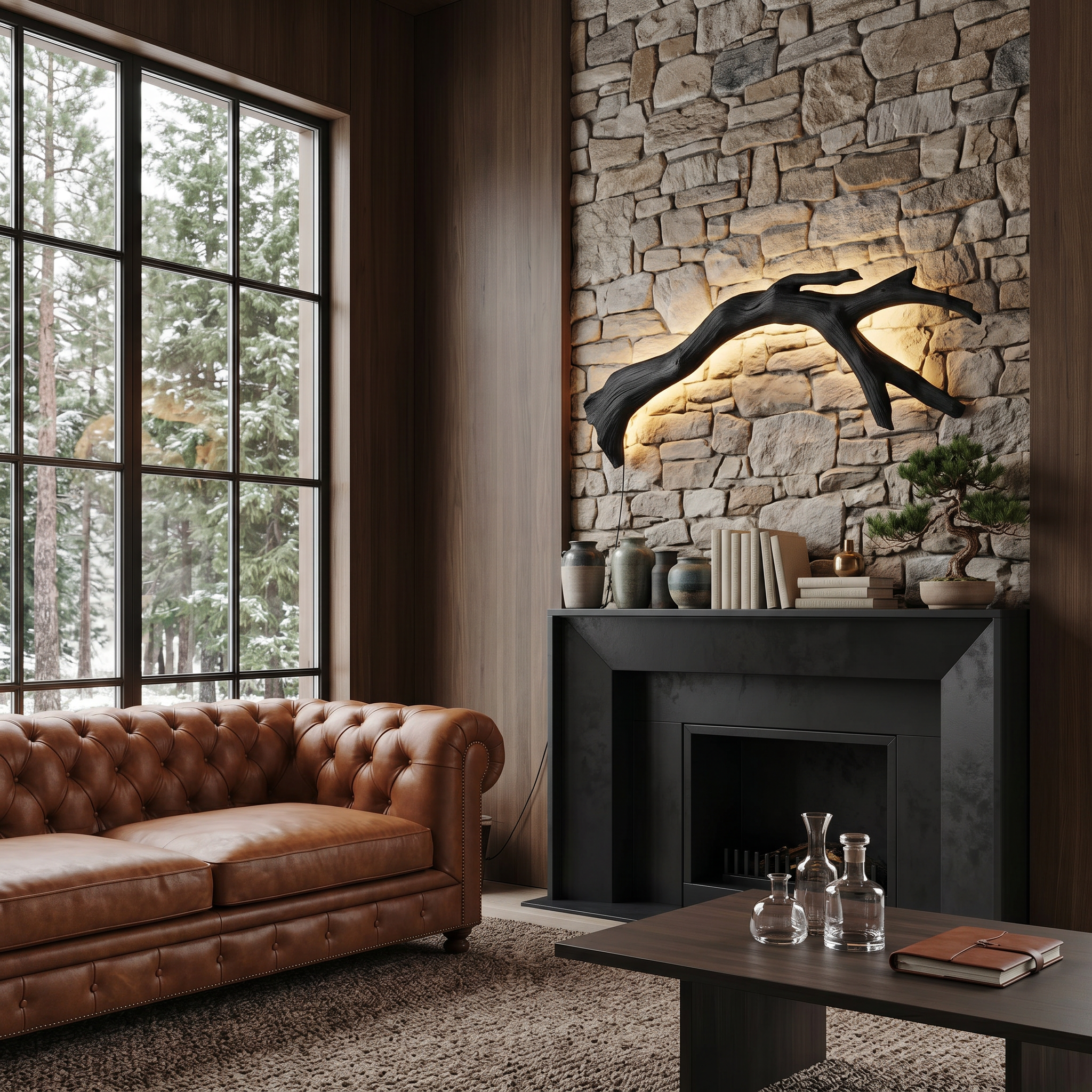 Modern Organic Branch LED Wall Lamp For Bedroom SITHTTLAM027
