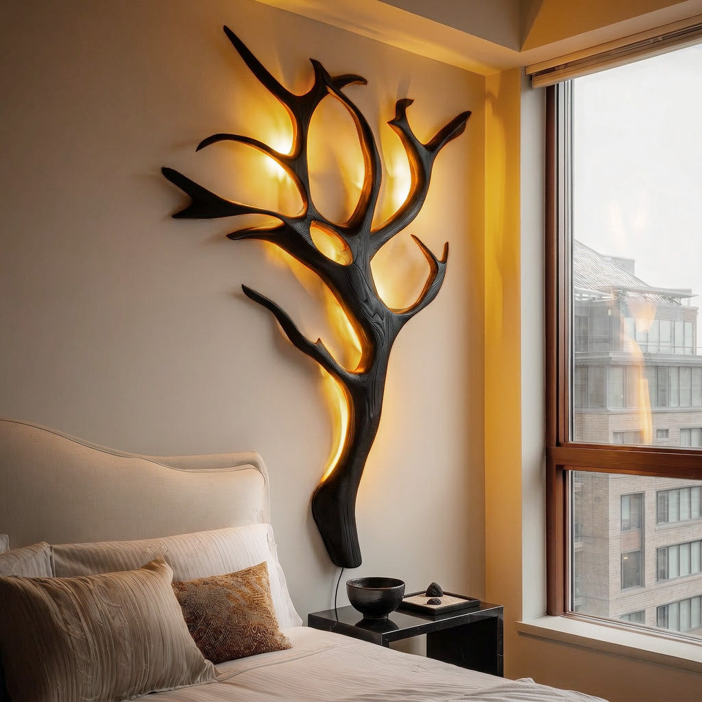 Handcrafted Branch Wall Lamp For Wall Decor RTTHHNLAM061