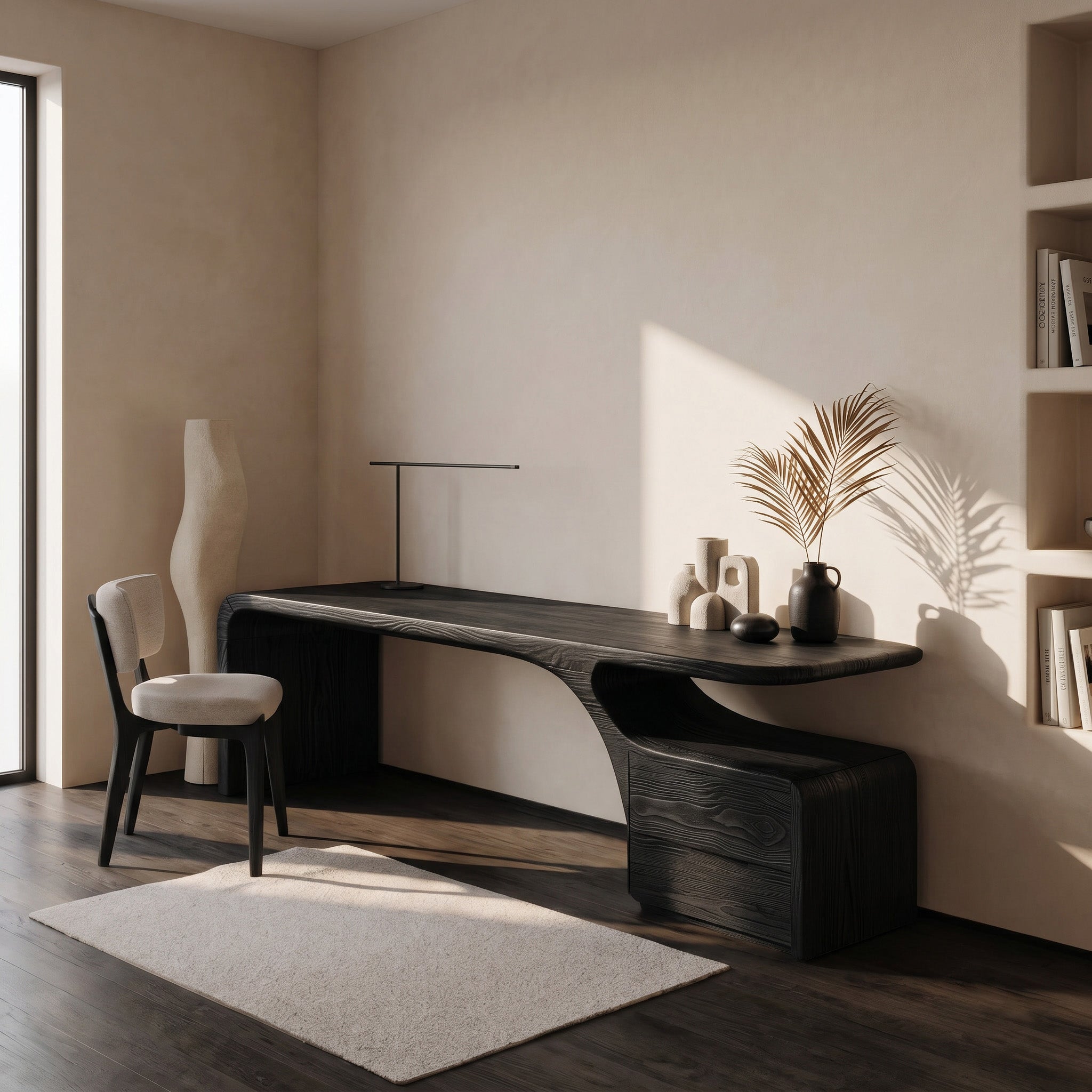 Organic Desk With Drawer Storage For Home Office SITHHNDE063