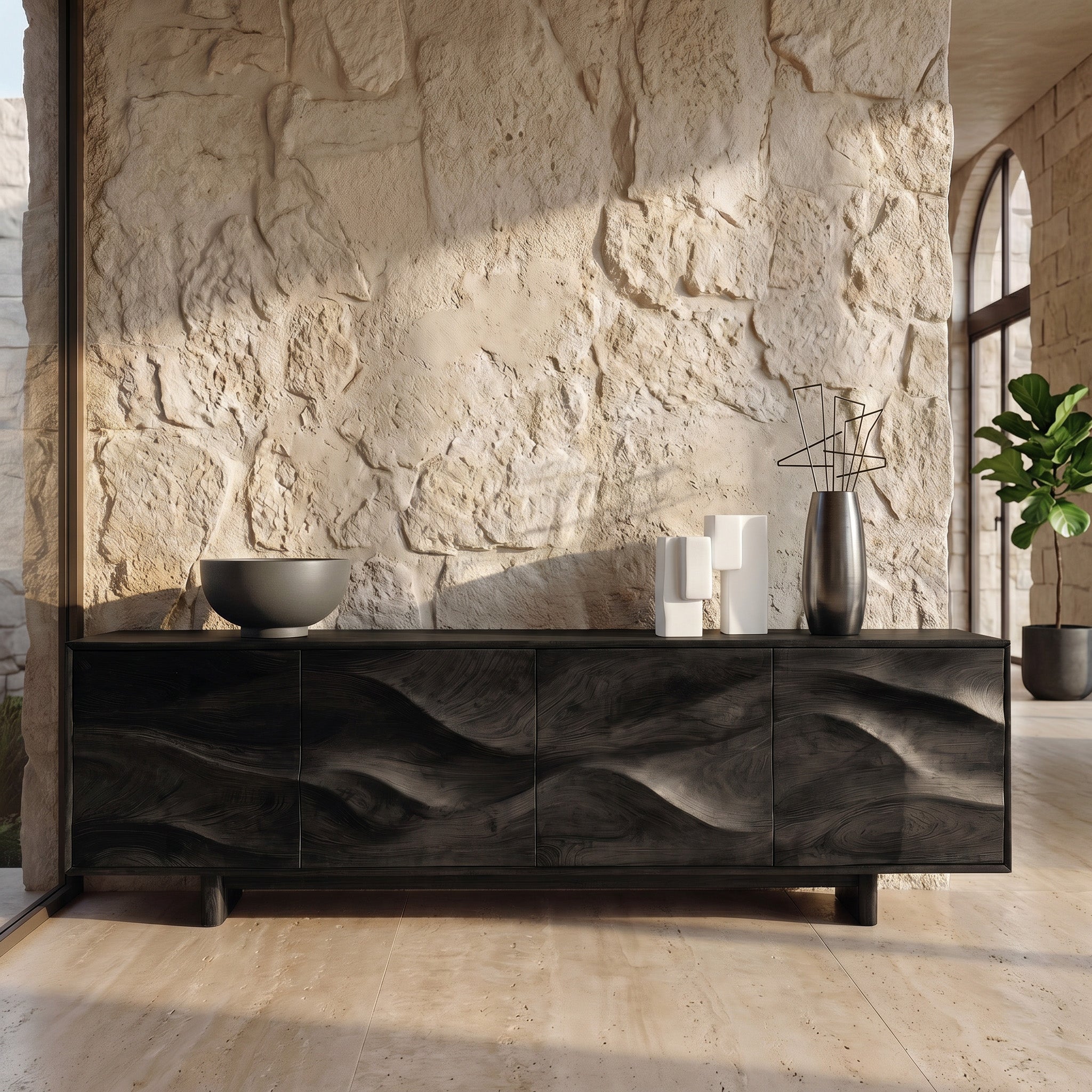 Minimalist Modern Sideboard Console For Living Room RTTHHNSD020