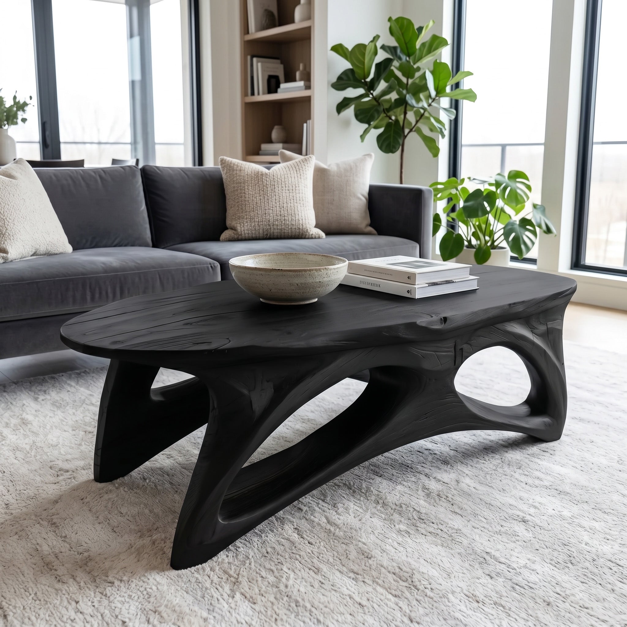 Organic Sculptural Coffee Table For Lounge Or Holiday Decoration SITHHNCM004