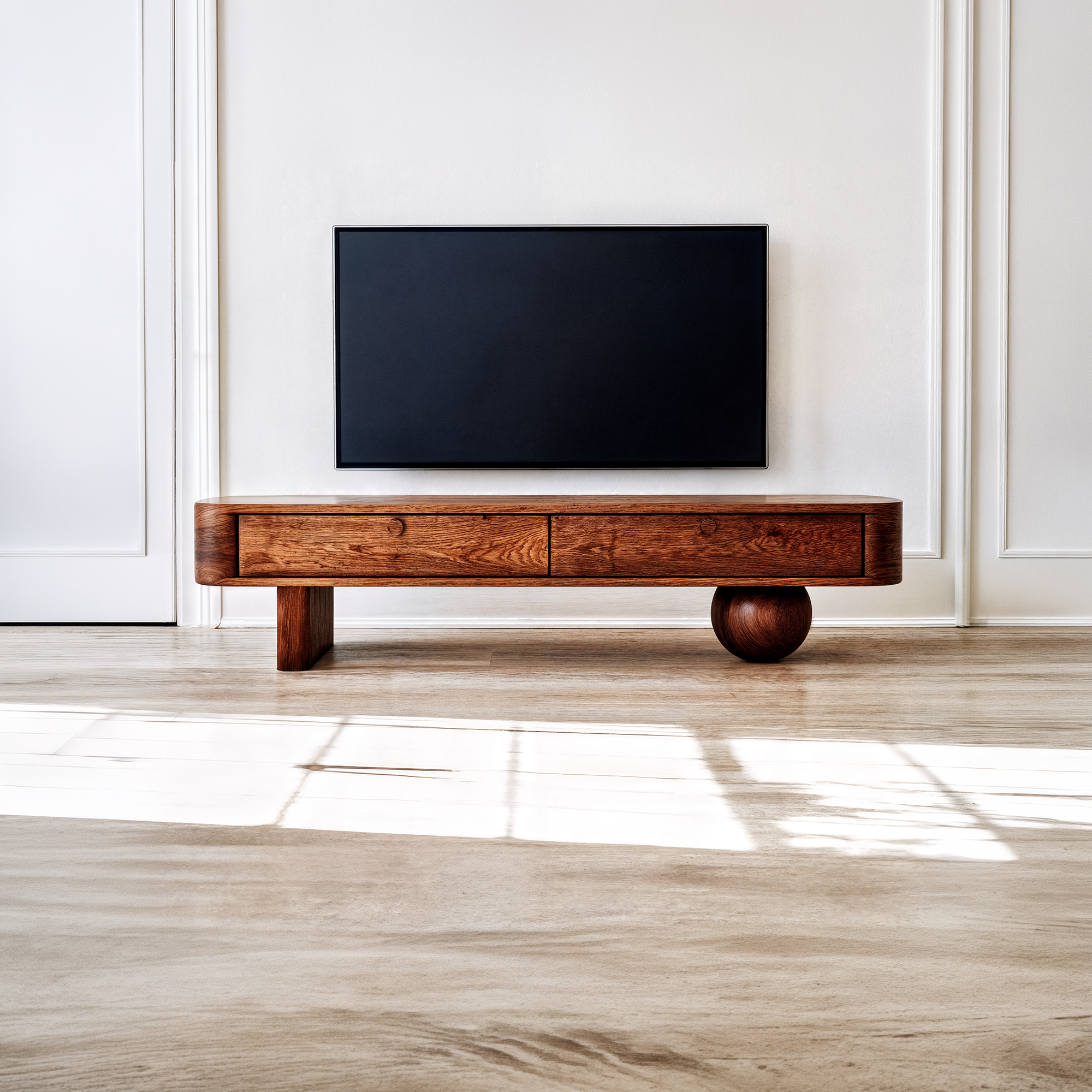 Modern TV Cabinet Solid Wood Living Room SINLKITC016