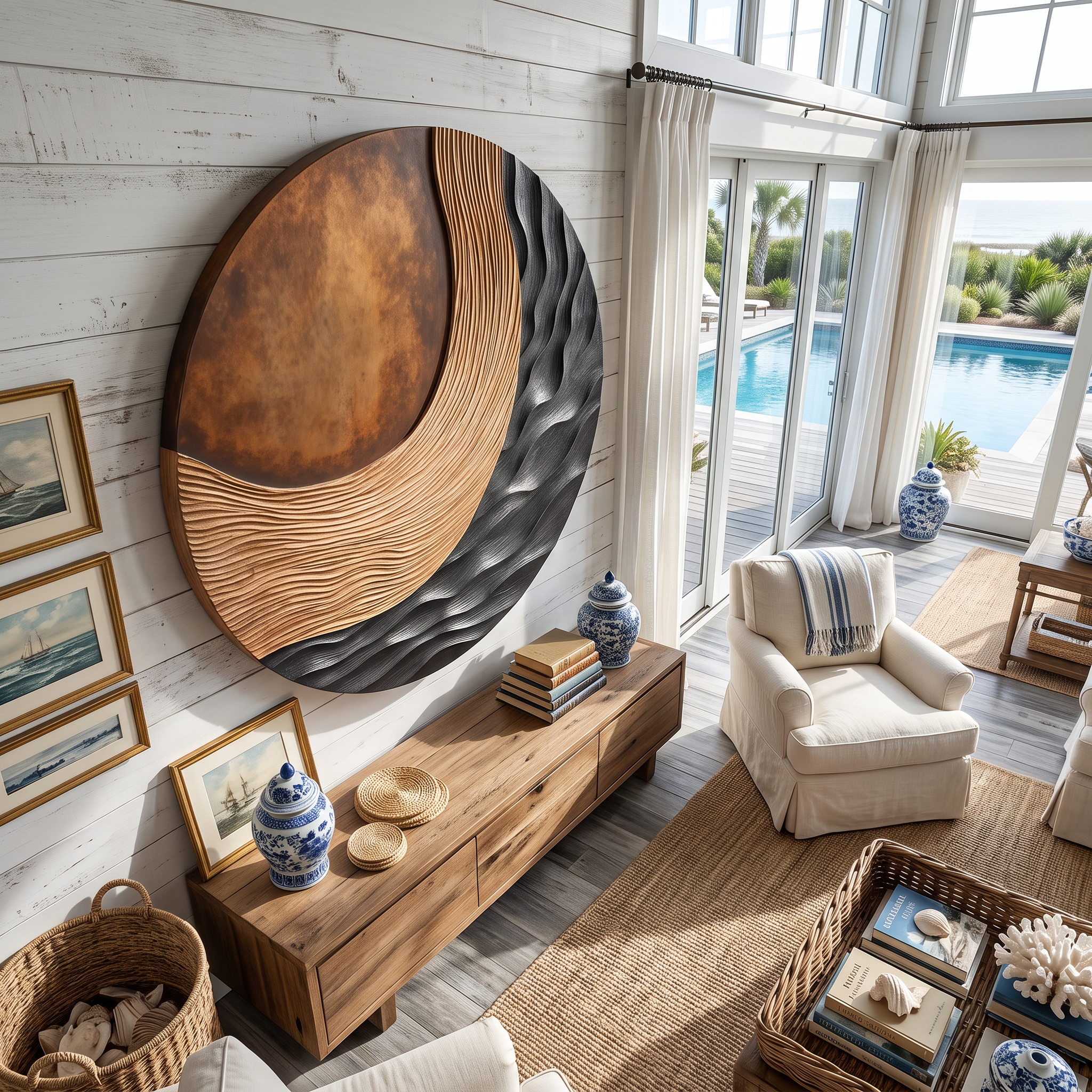 Farmhouse 3D Wood Wall Art For Bedroom Rustic Ambience SILDTTRWA001
