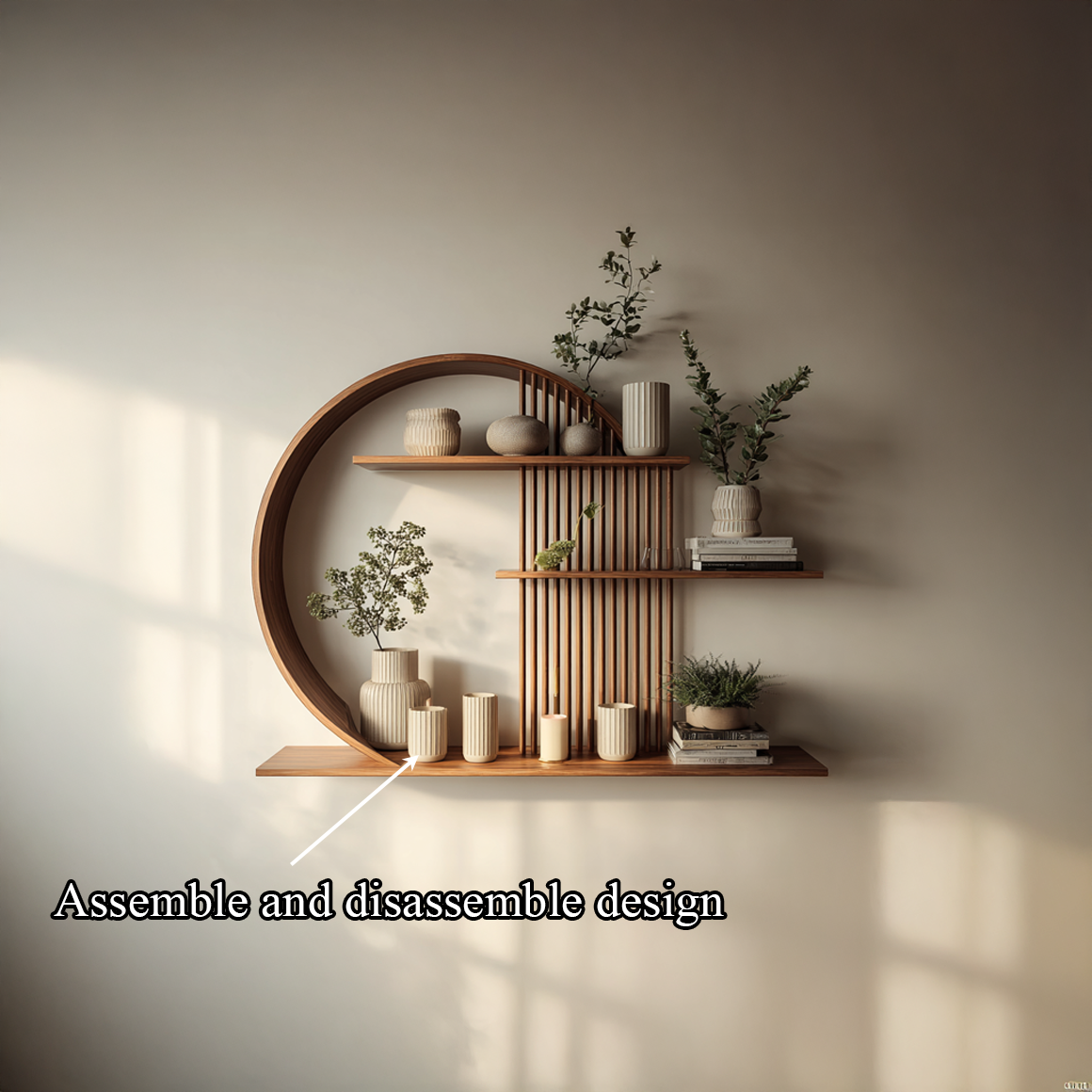 Modern Zen Wall Decor Shelf Living Room And Harmony Room SINLSAFL238