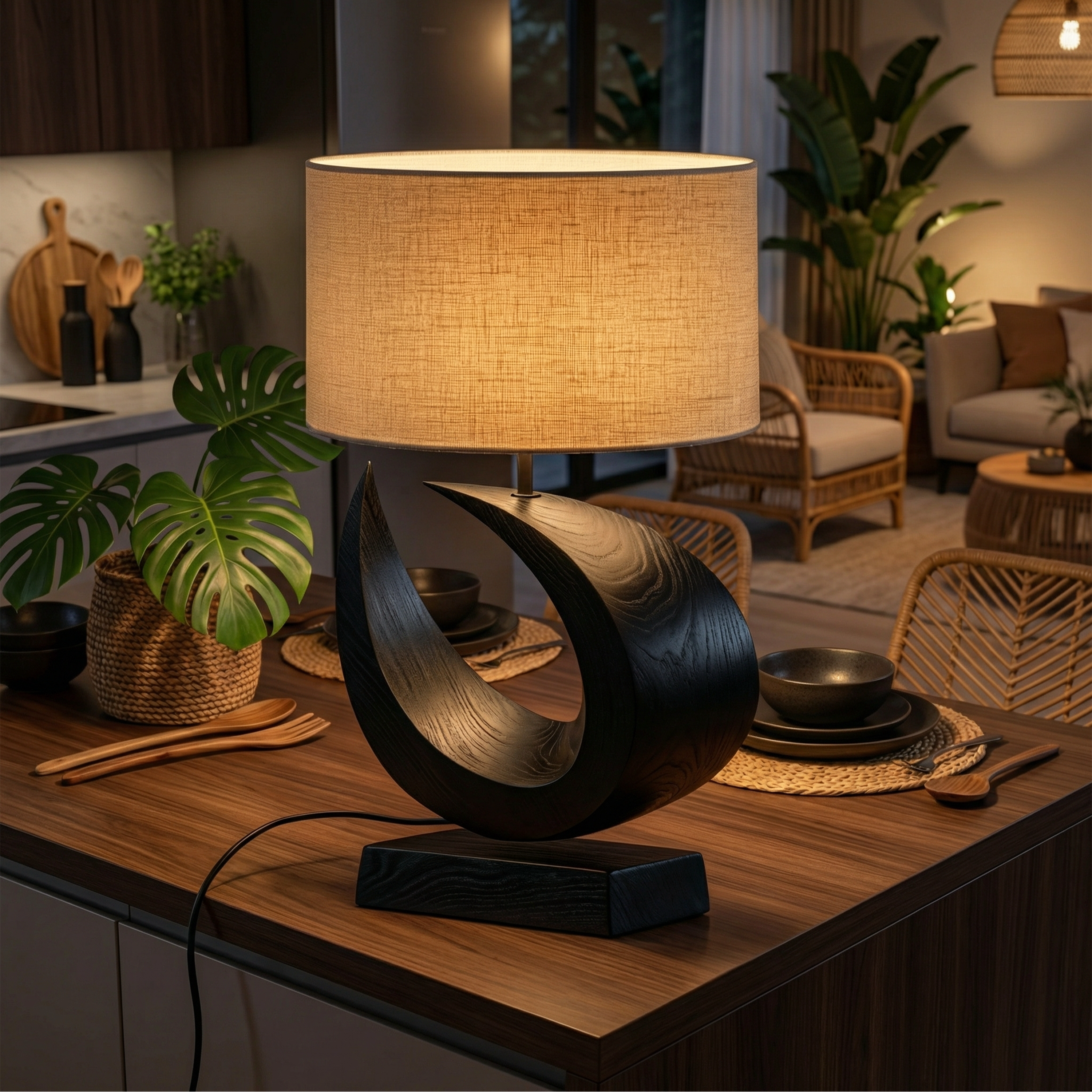 Coastal Artistic Lamp Bedroom Living Room Studio Corner Space SILDTTRLAM030