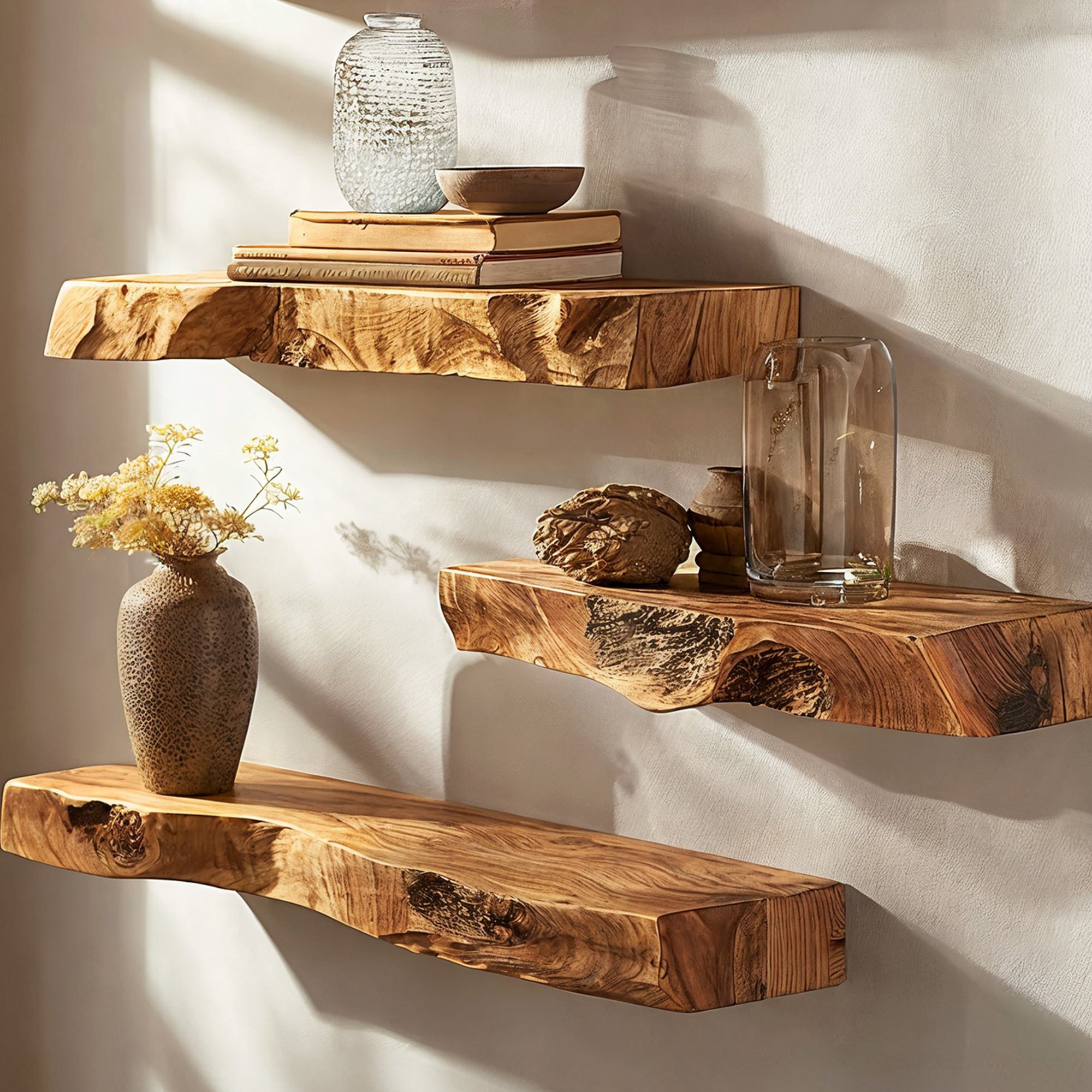 Floating Shelves Wooden Handcrafted SILDTFL038