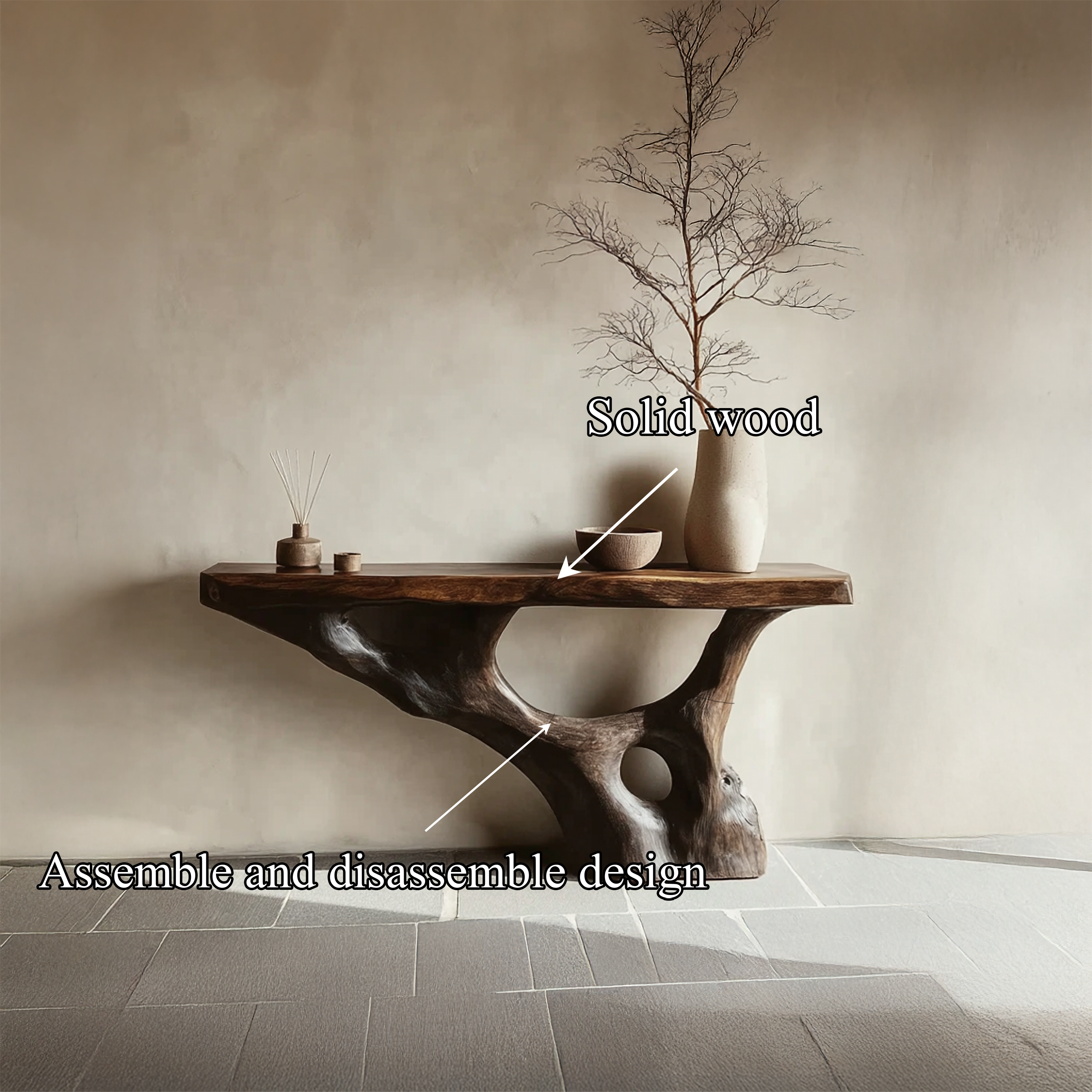 Rustic Console Table Living Room Or Entryway SINLSACS144