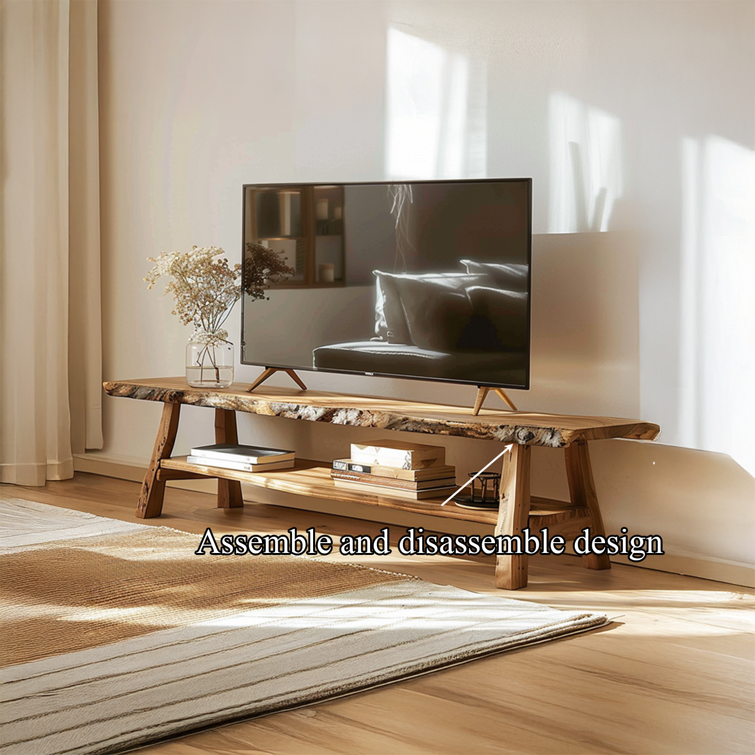 Rustic Console TV Stand Bedroom SINLSACS122