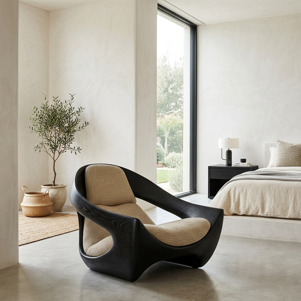 Artistic Natural Wood Chair For Contemporary Living Room RTTHHNCHR150