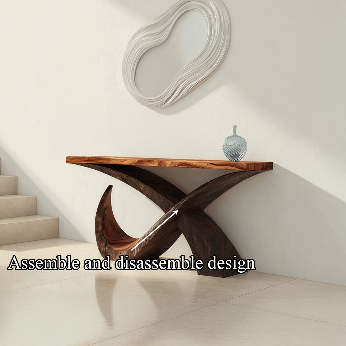 Mid Century Console Table Living Room Or Entryway SINLSACS264