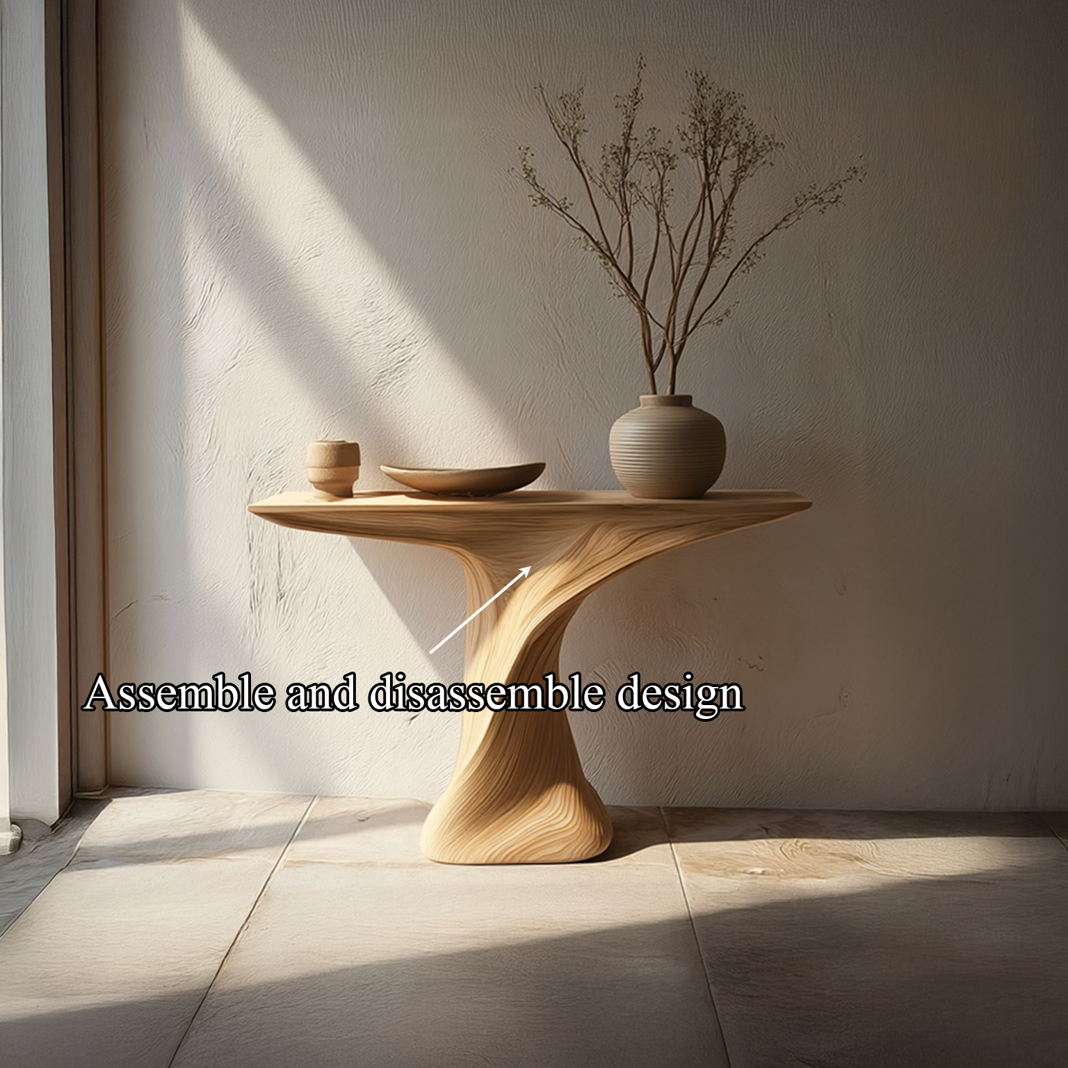 Mid Century Console Table Hallway Entryway SINLSACS150