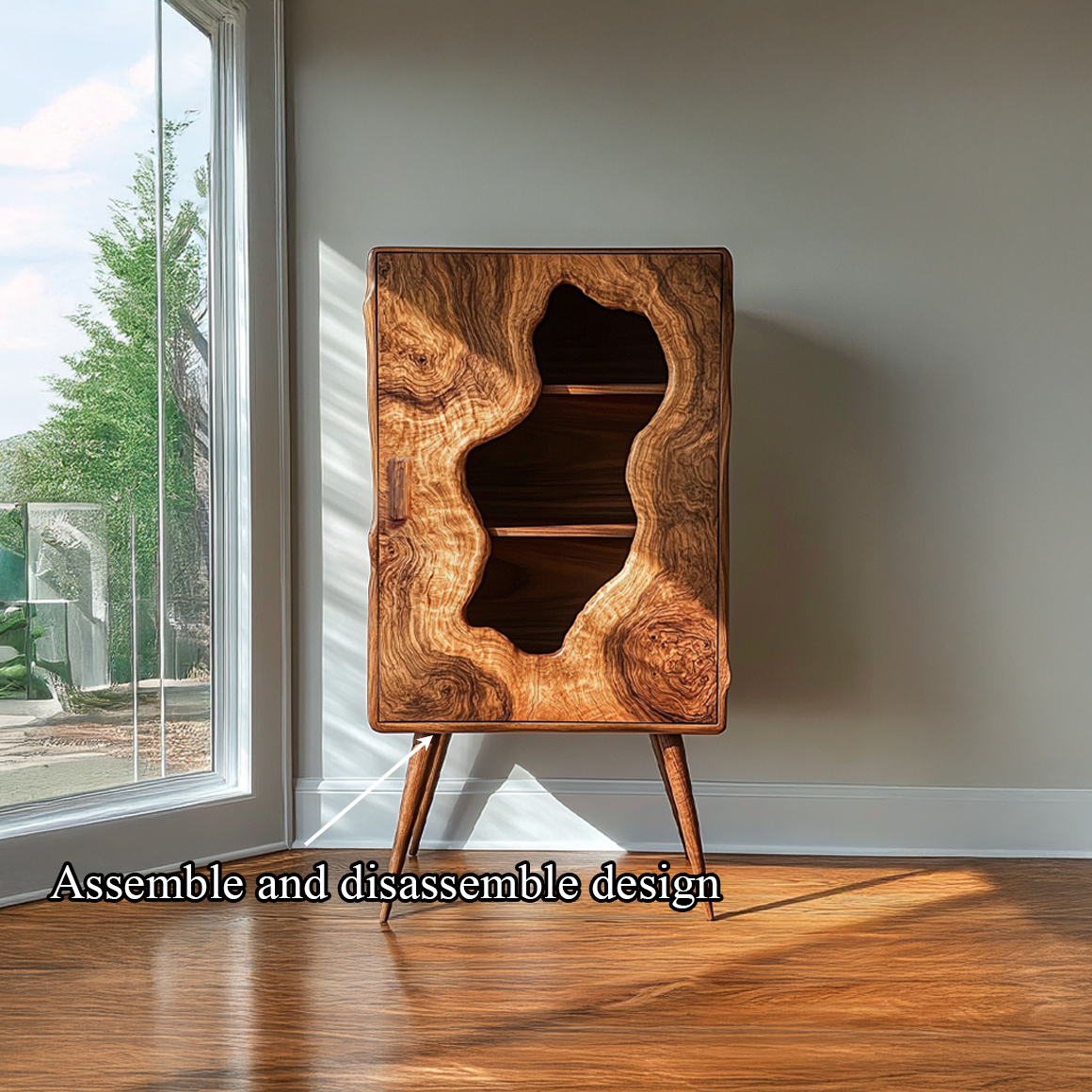 Mid Century Organic Modern Cabinet Living Room Or Bedroom SINLSASC244