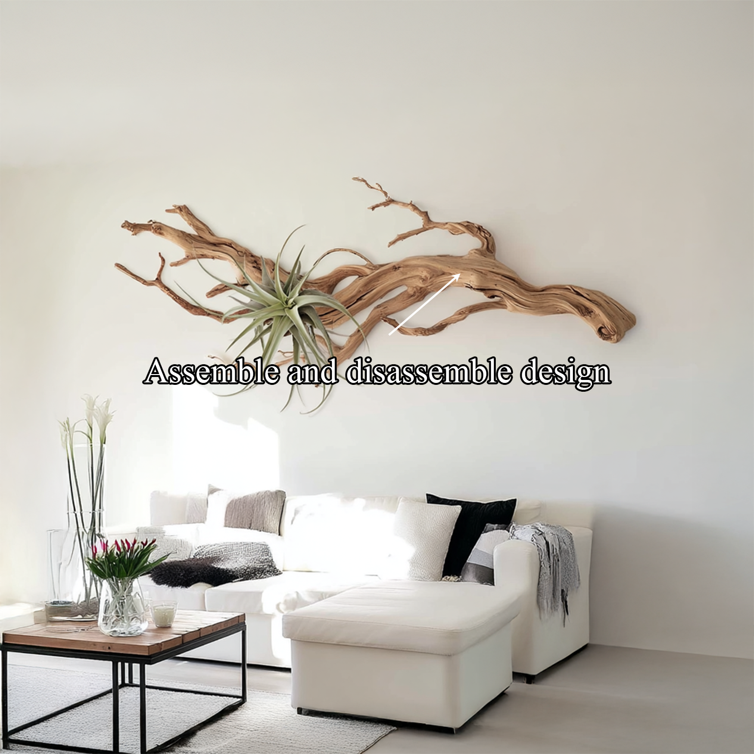 Rustic Tree Wall Decor For Living Room And Interior Space SINLSATBW002