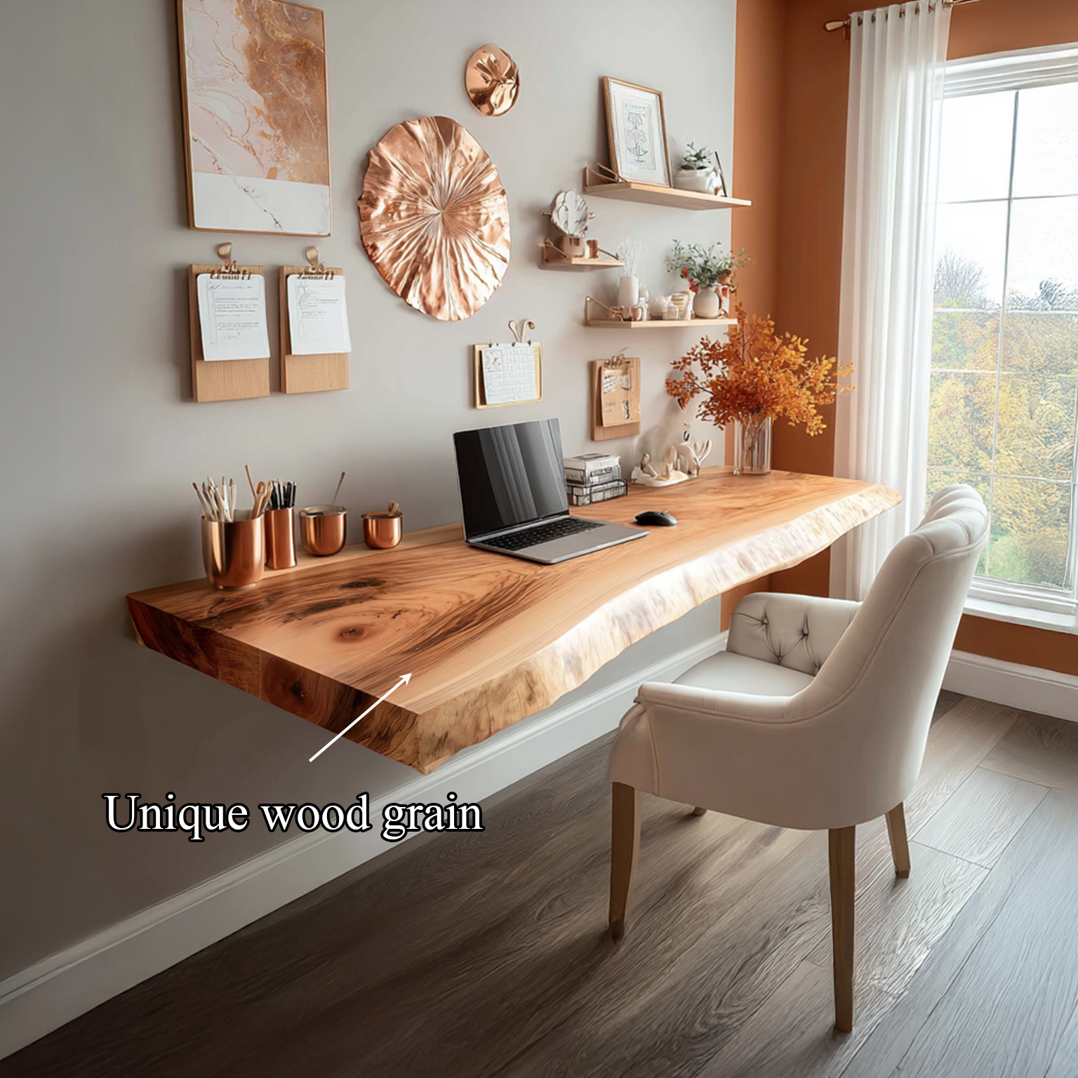 Rustic Floating Desk Studio Apartment SINLSAFL089
