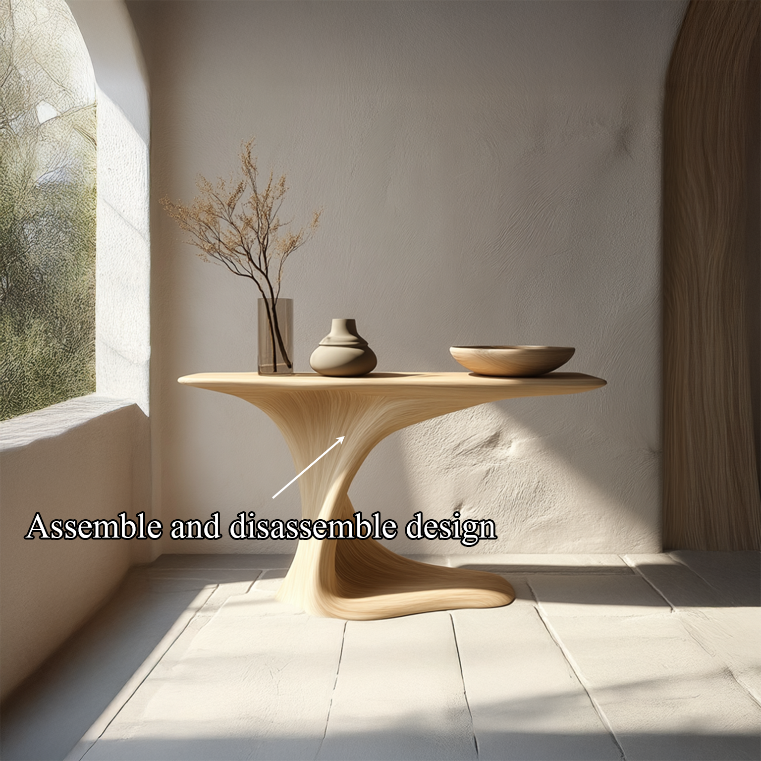 Mid Century Entryway Console Table Living Room SINLSACS149